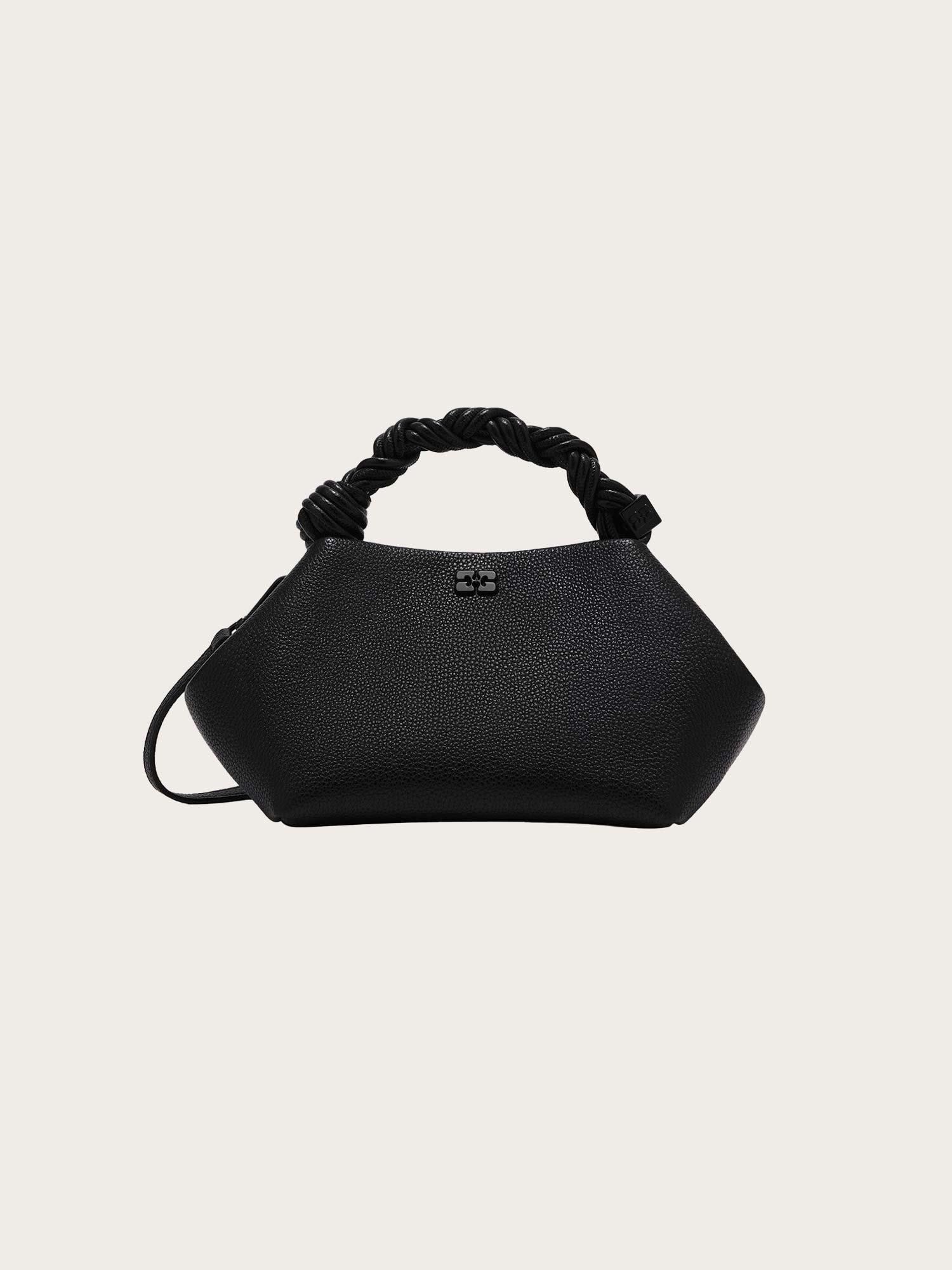 Ganni Bou Bag Small Grained - Black