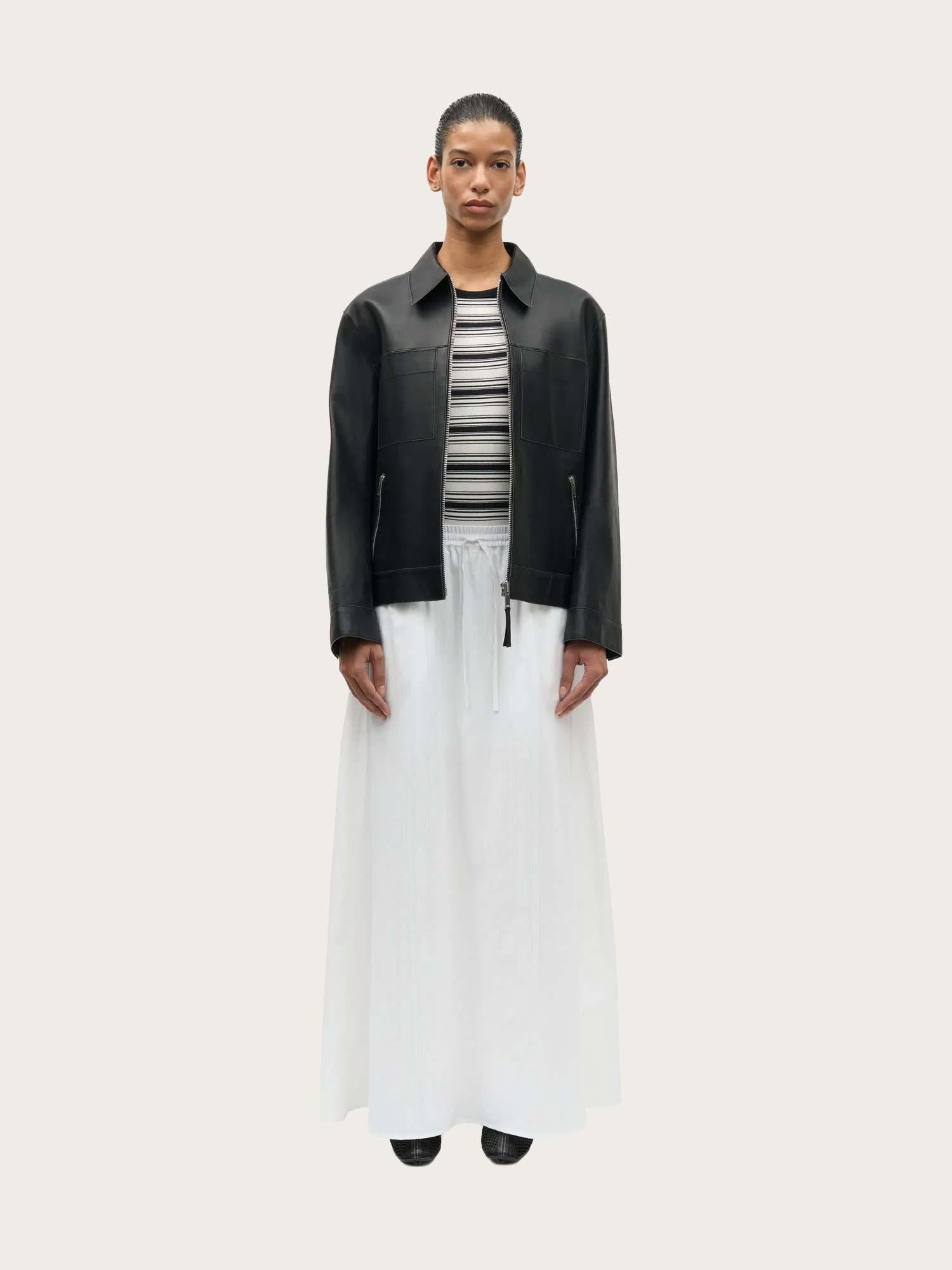 Satina Maxi Skirt - White
