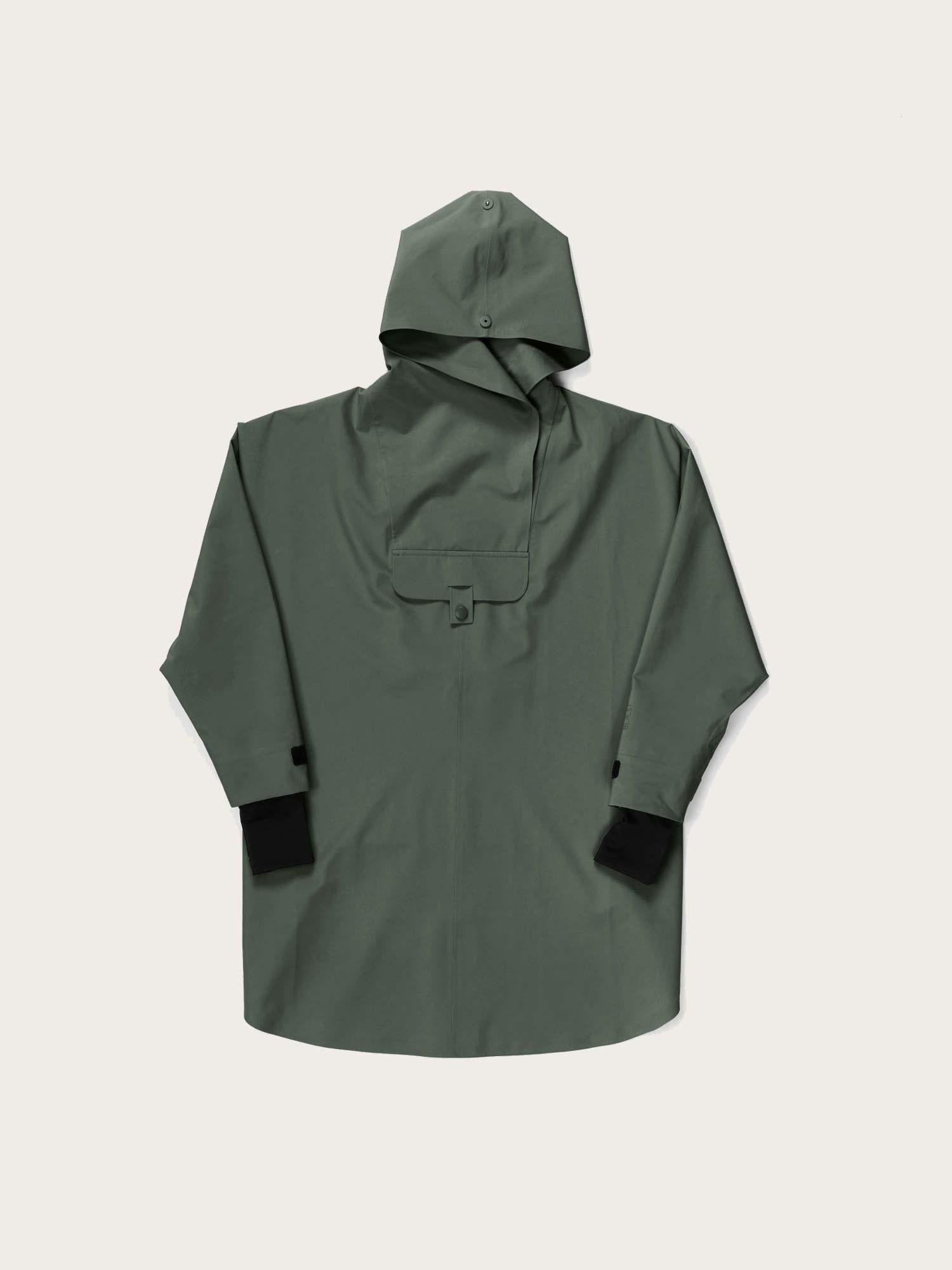 Bergen Poncho - Dusty Green