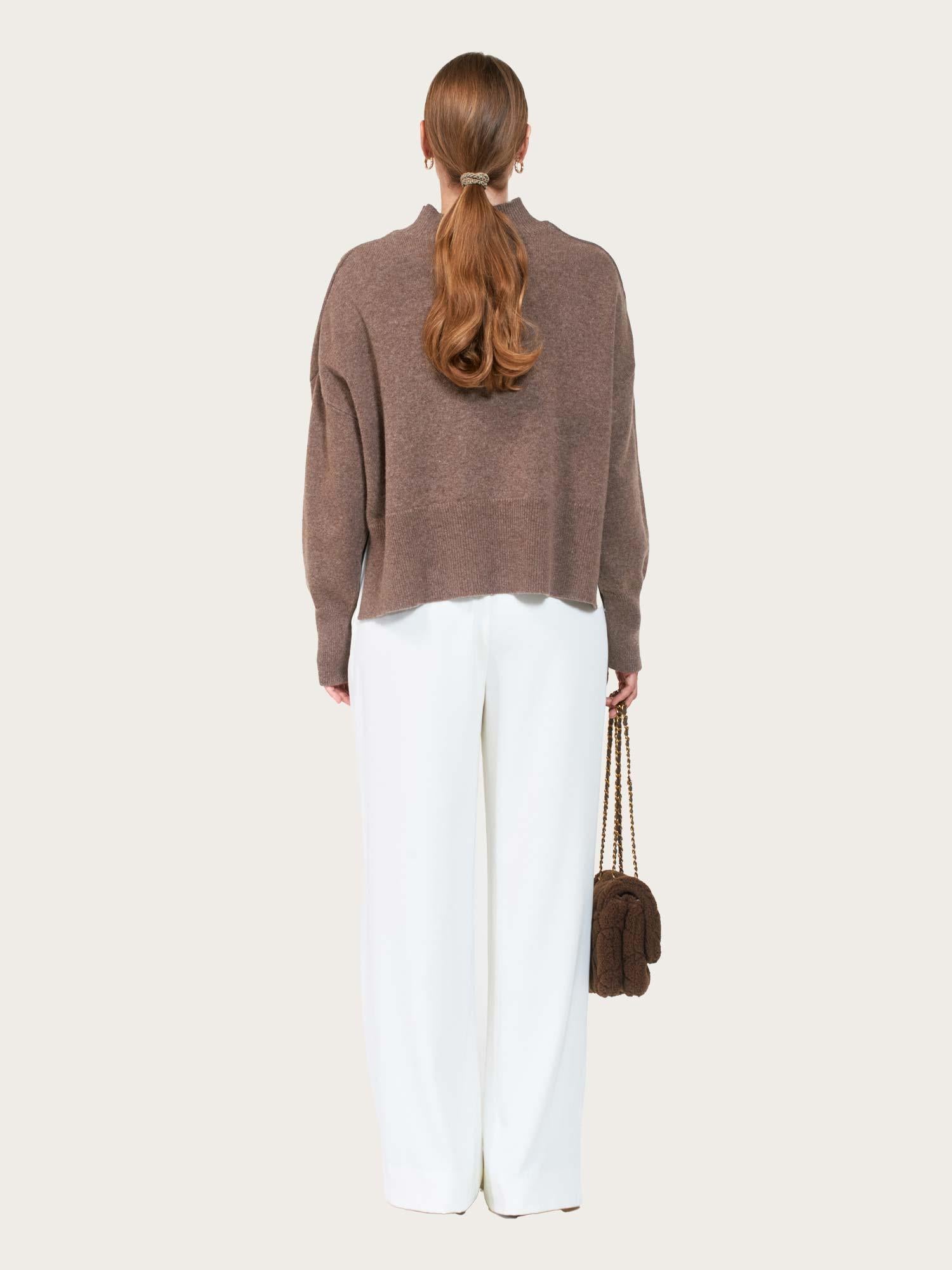 Mandy Sweater - Lt Beige Melange