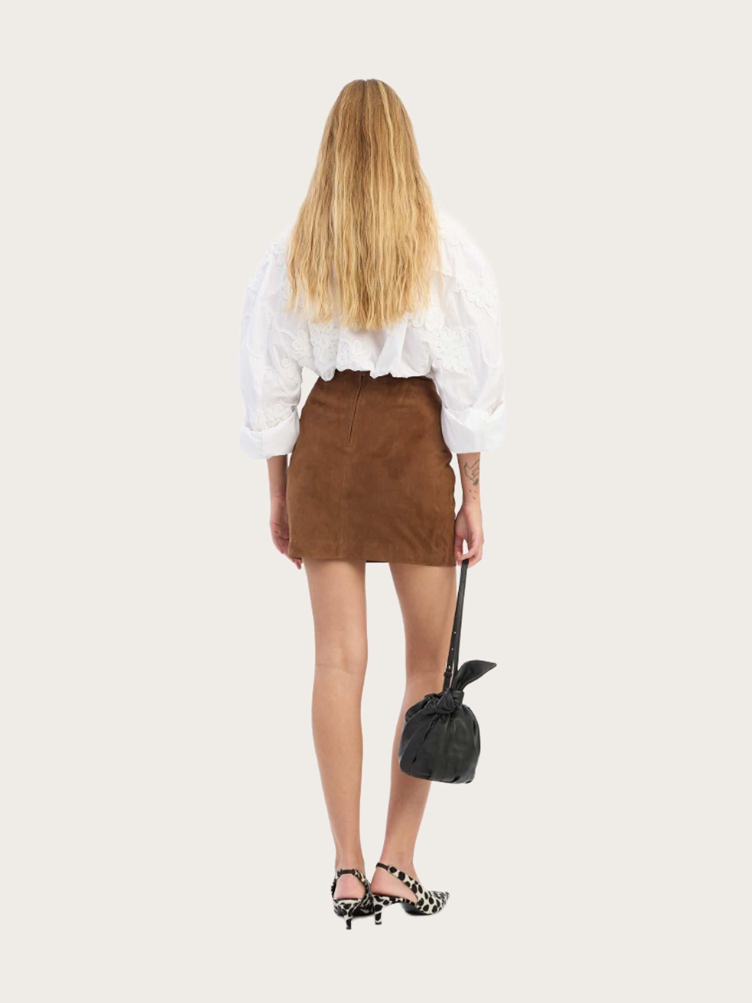 Flower Oversized Shirt - Bright White