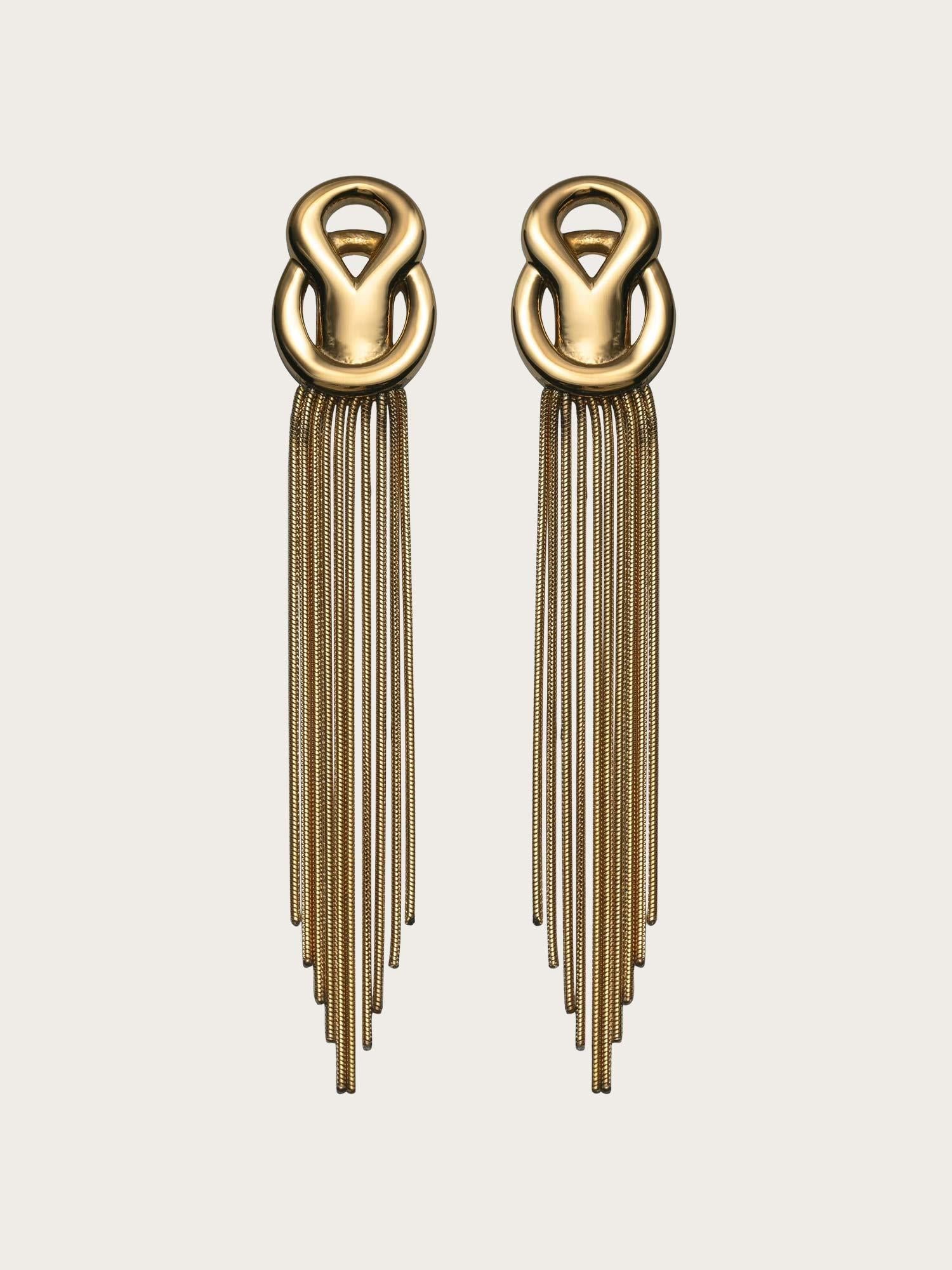 The Flounce Earrings - Gold