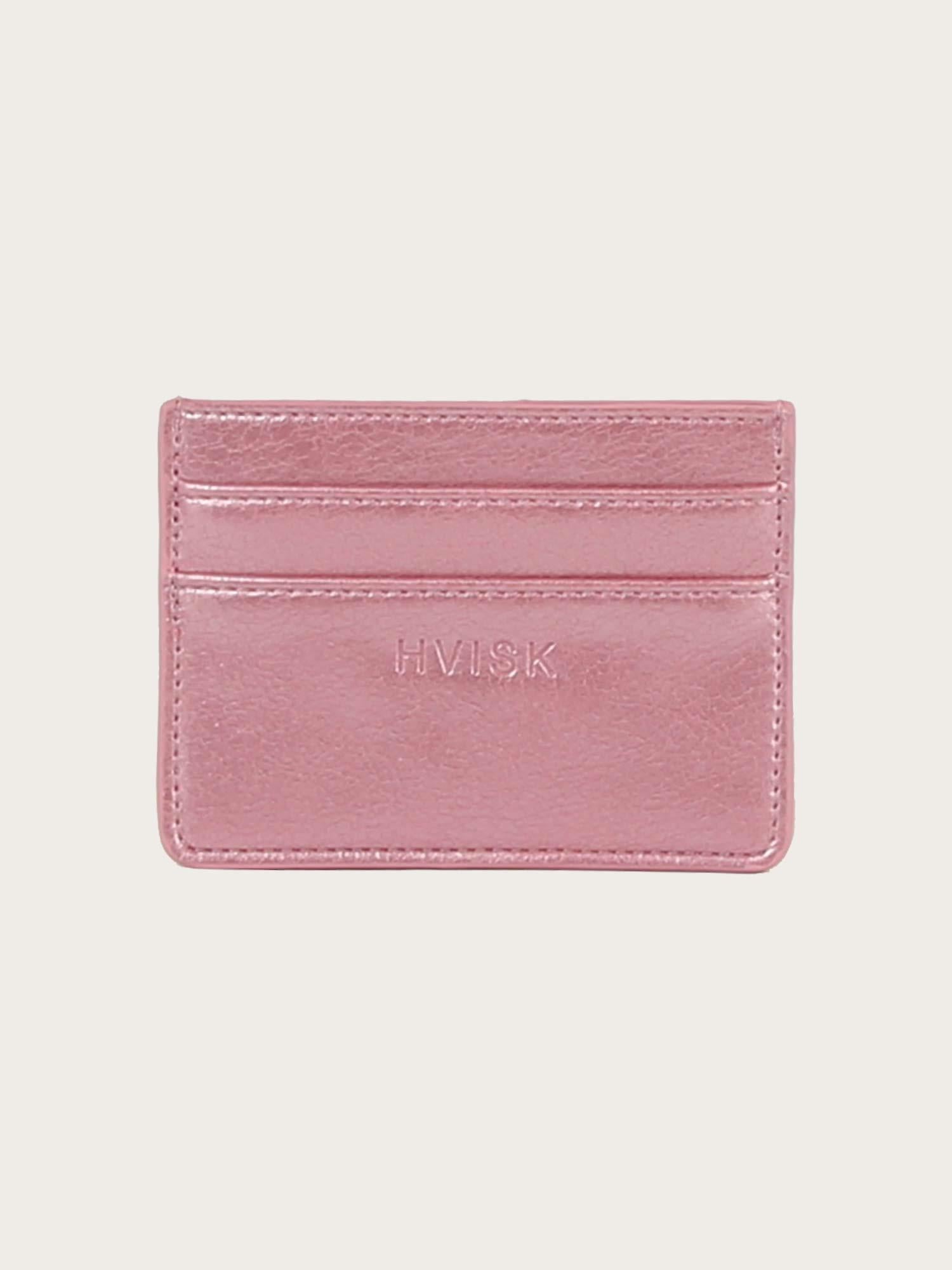 Cardholder Shiny Structure - Rouge Pink