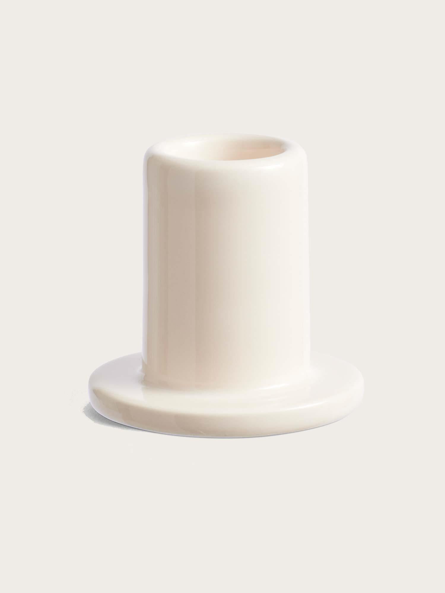 Tube Candleholder Small - Offwhite