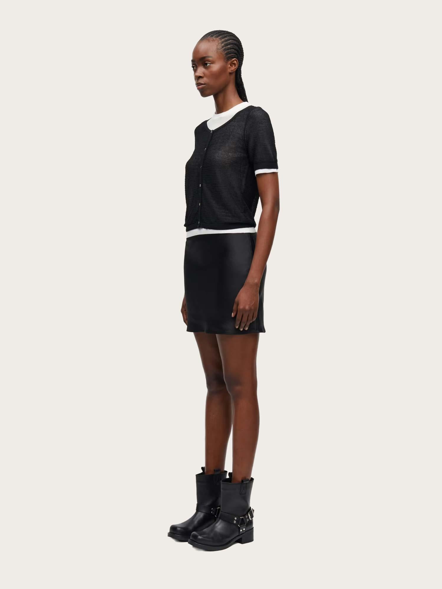 Saagneta Short Skirt - Black