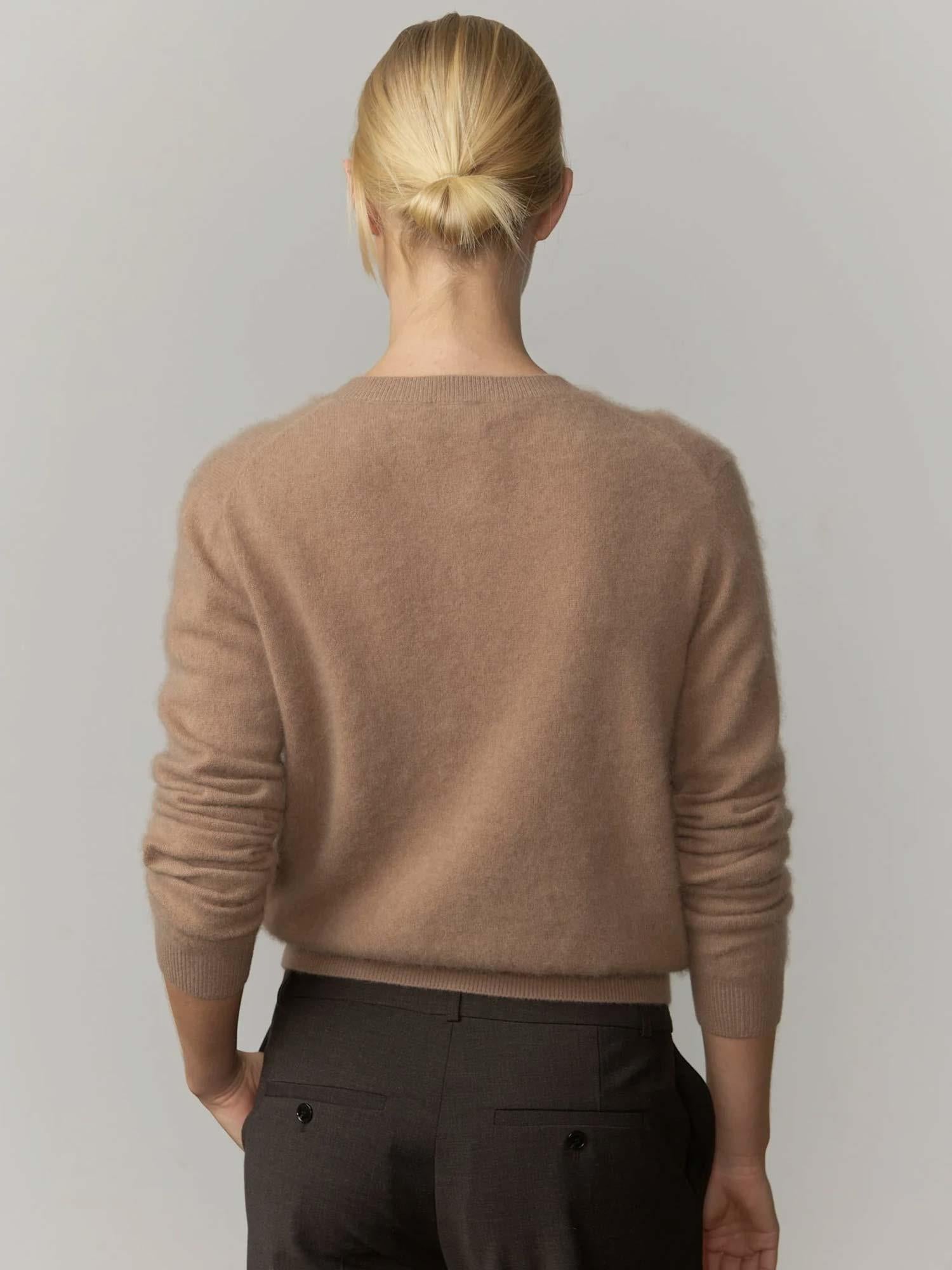Roselle Knit Cardigan - Croissant