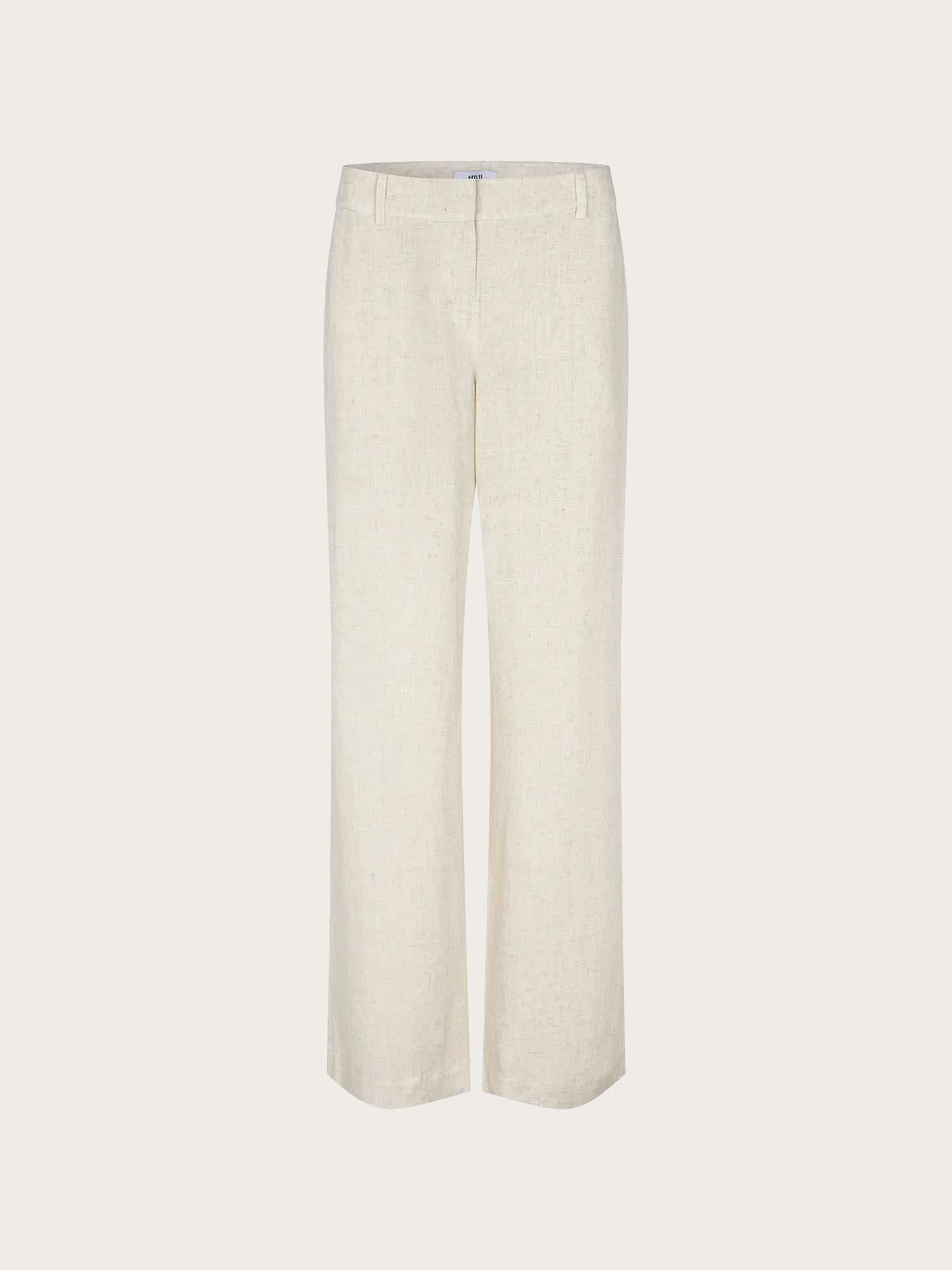 Enatenna Pants - Light Sand Melange