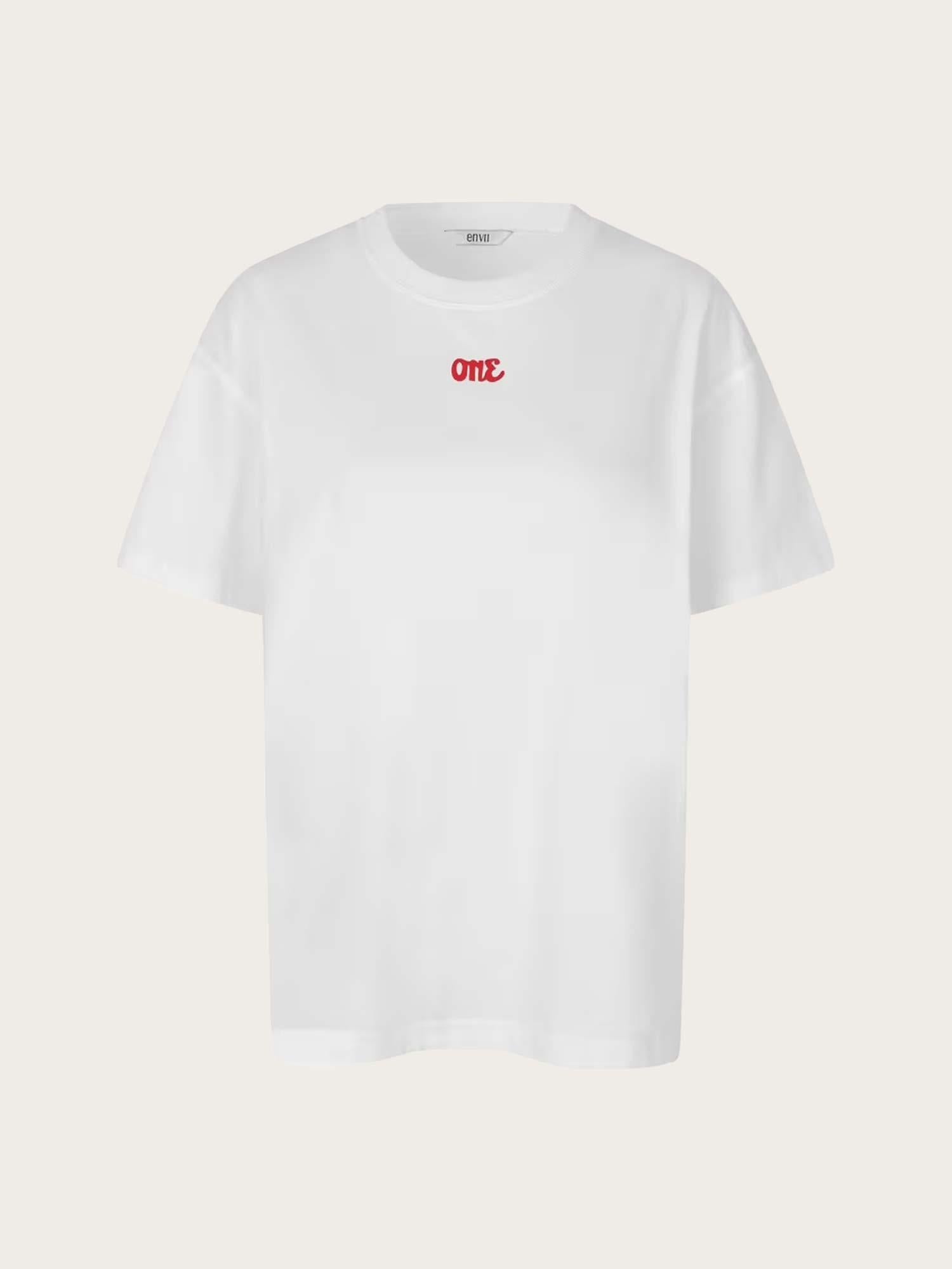 Enkulla ss Tee - White One Love