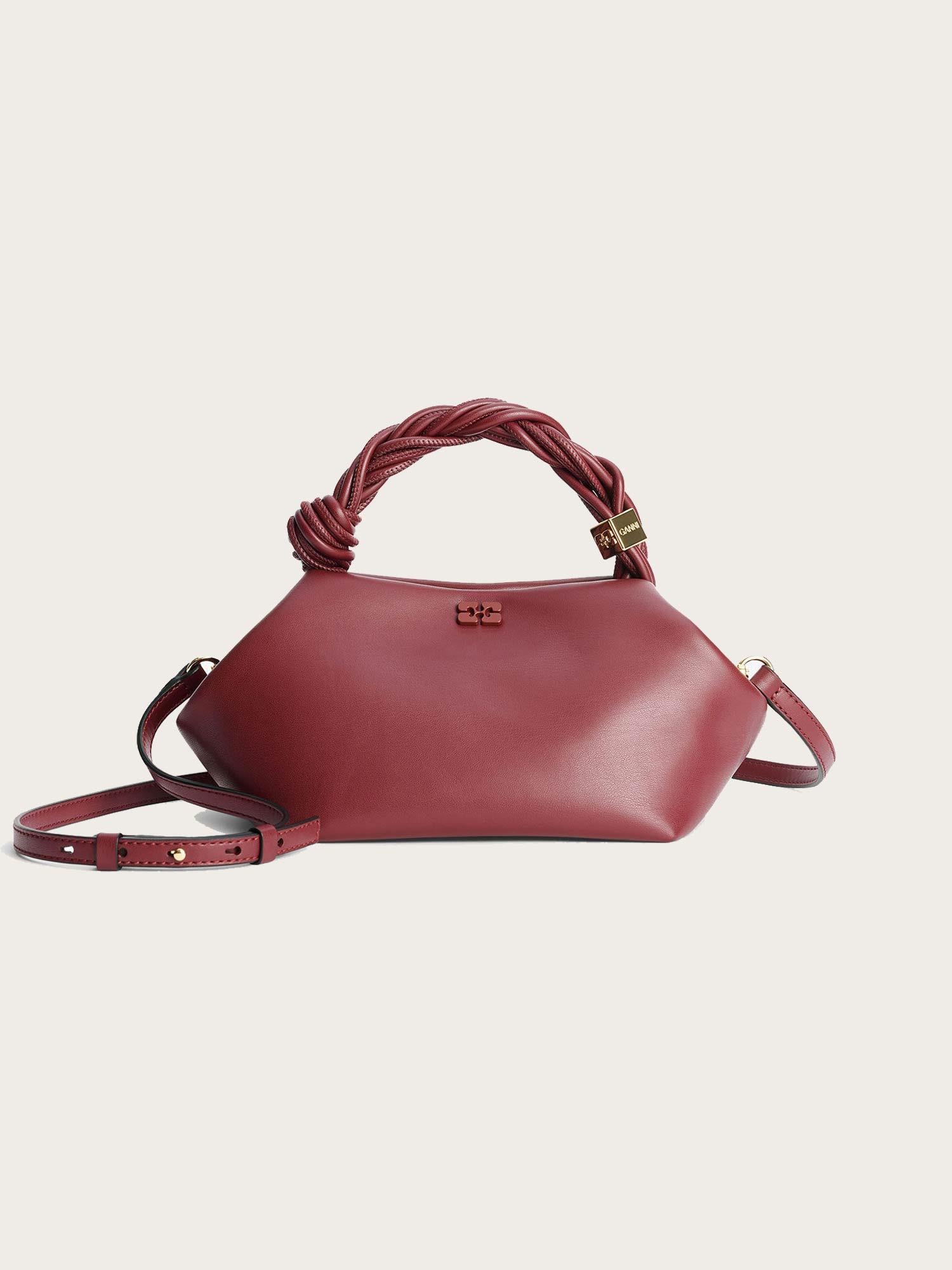 A5313 Ganni Bou Bag Small - Burgundy