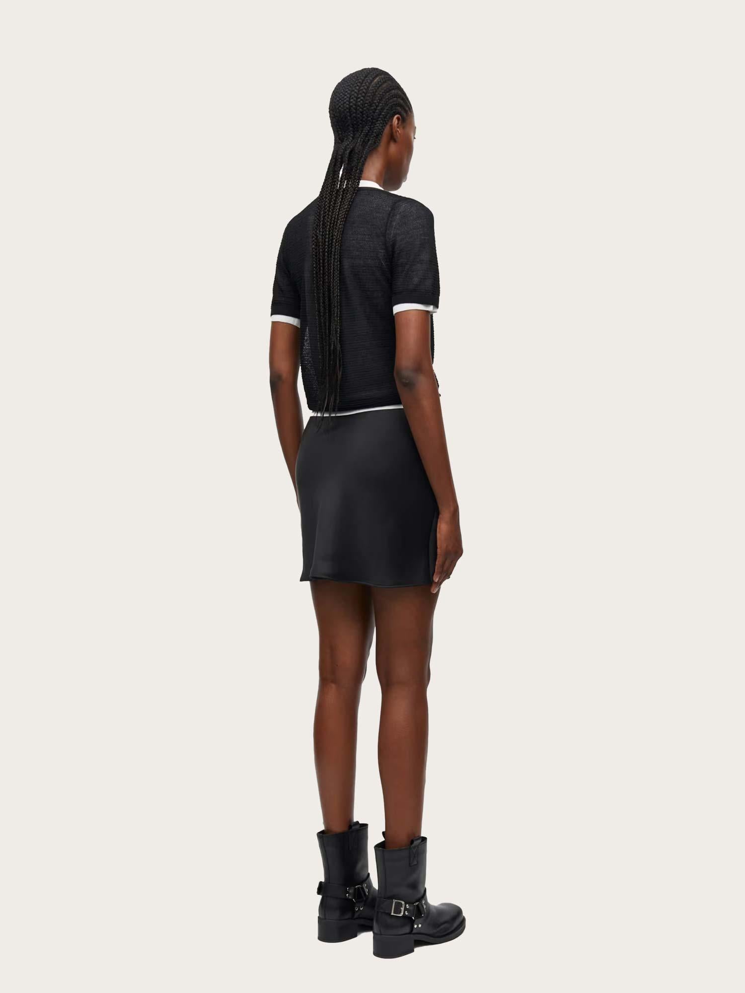 Saagneta Short Skirt - Black