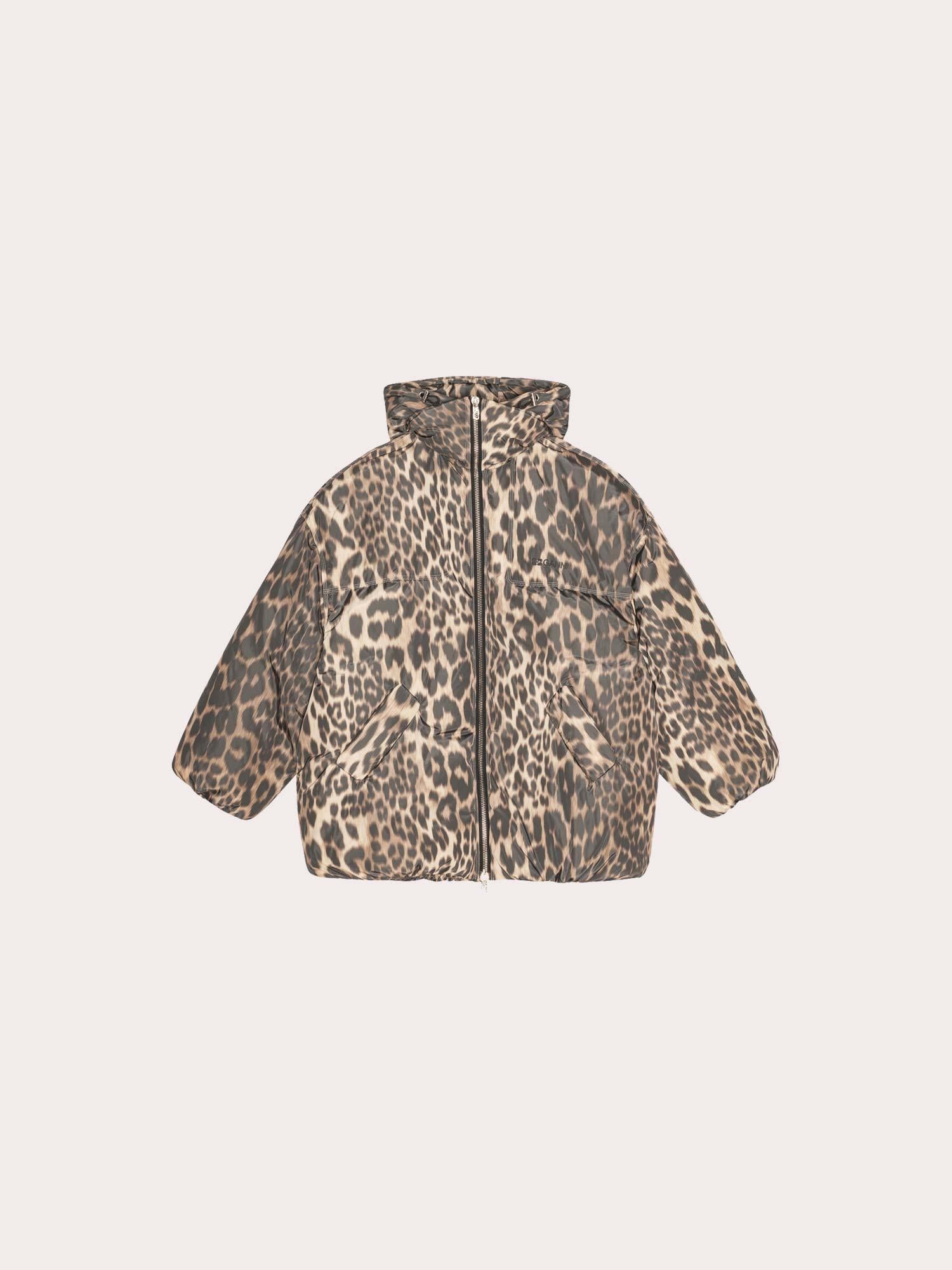 W0115  Leo Puffers Midi Jacket -  Almond Milk