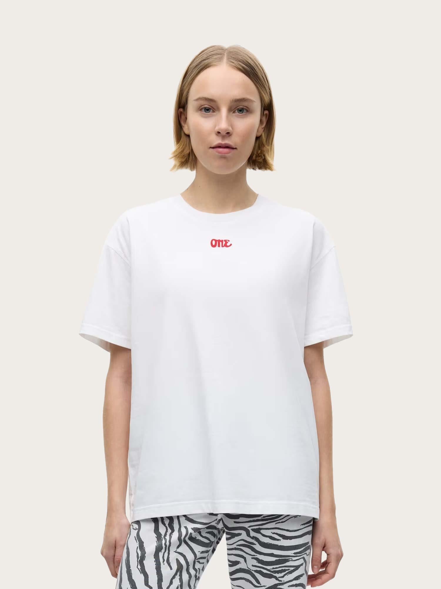 Enkulla ss Tee - White One Love