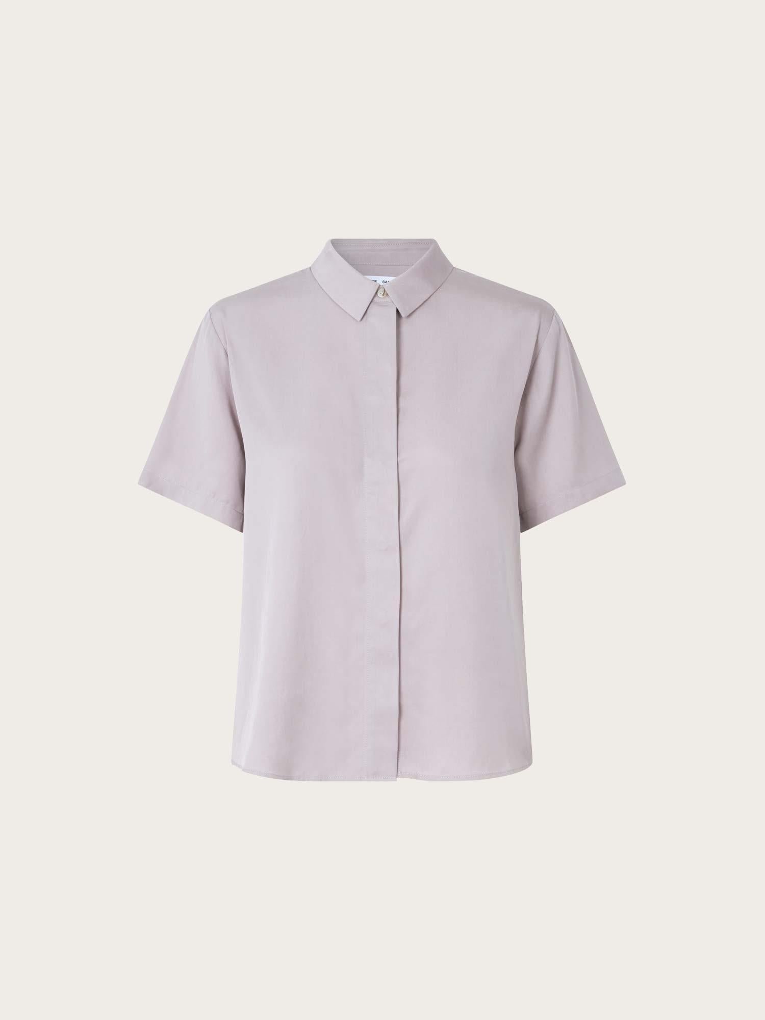 Mina ss Shirt - Gull Gray