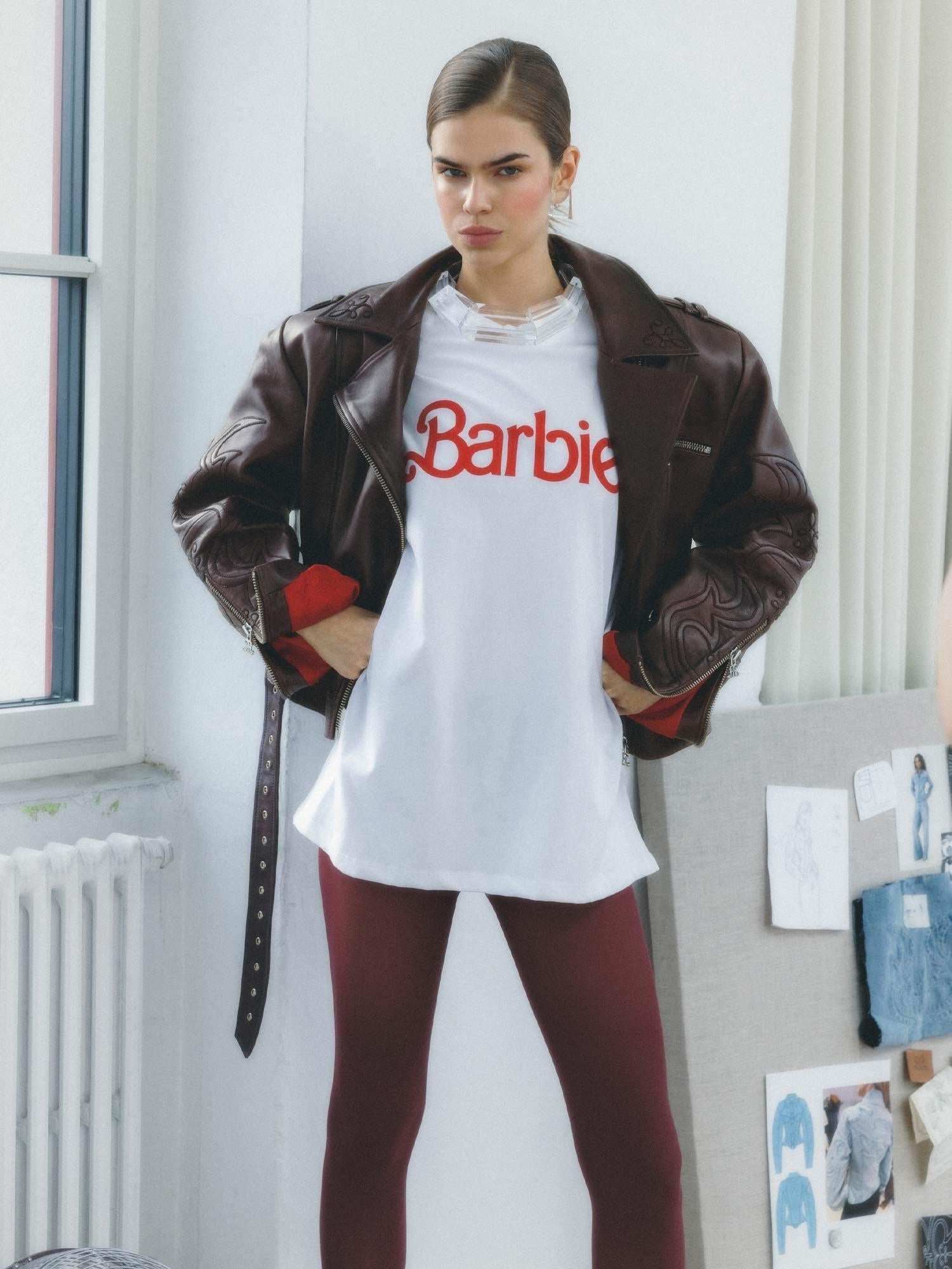 Barbie X Gestuz Kenna Tee - White