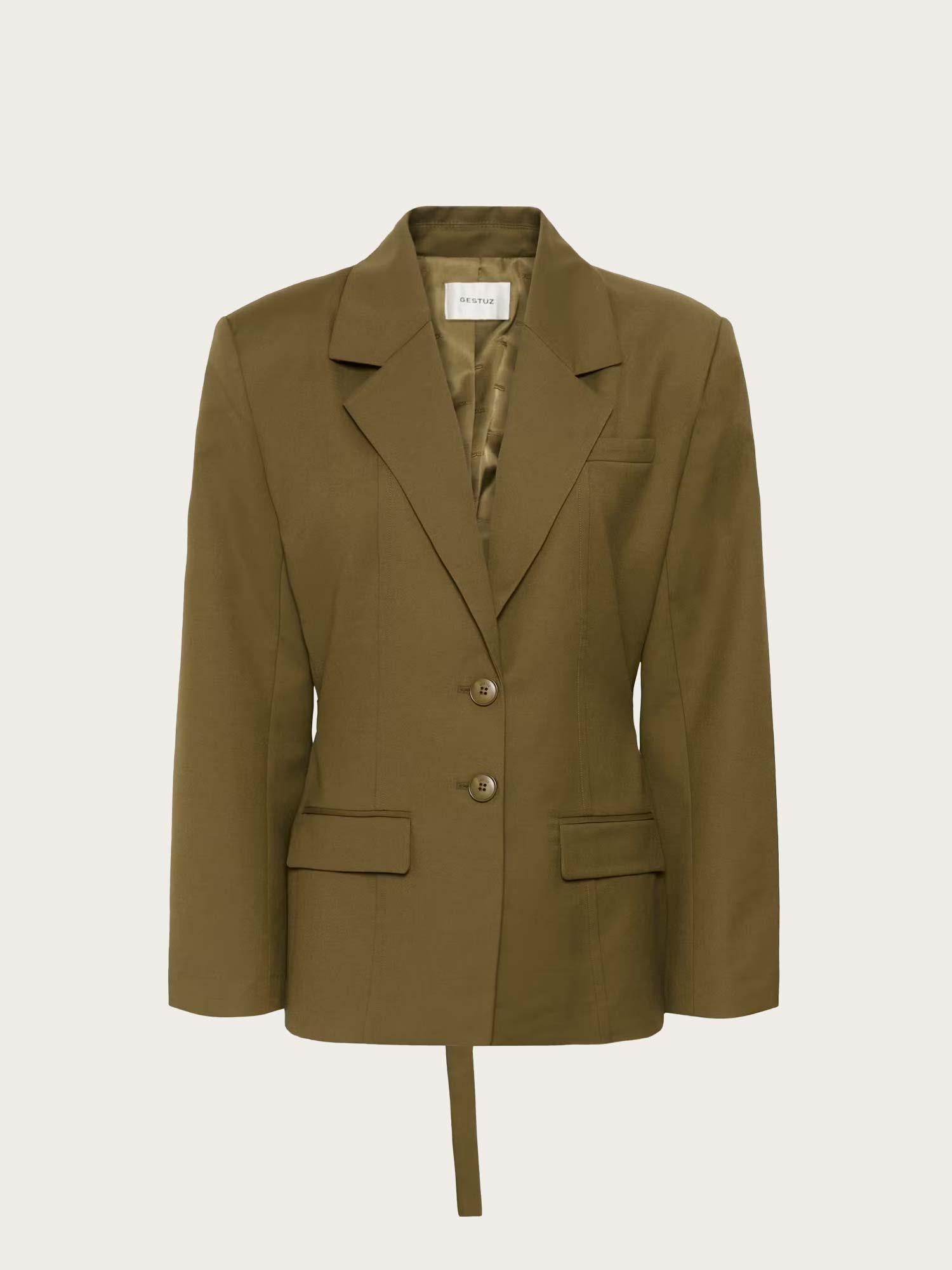 Olivia Blazer - Military Olive