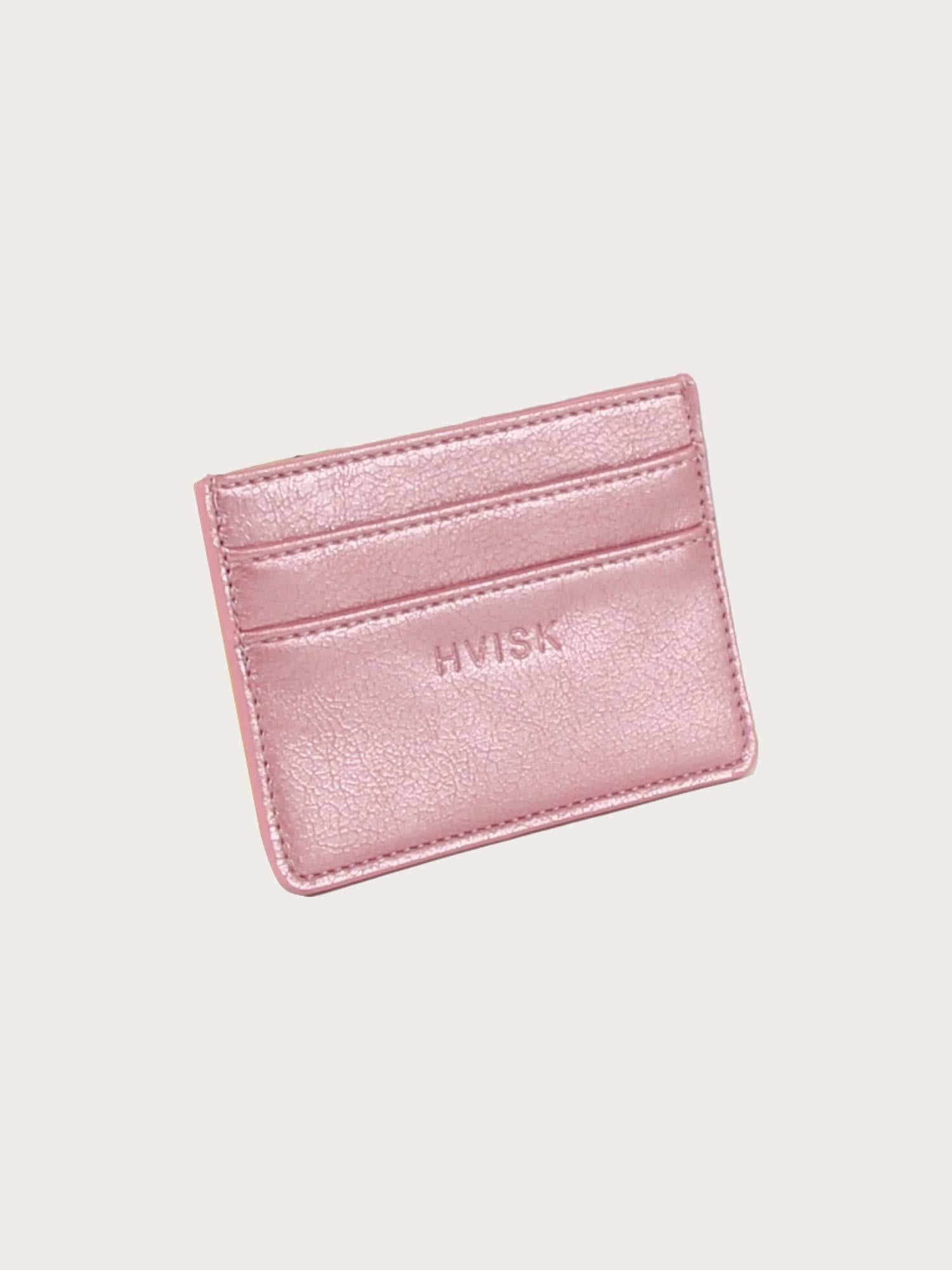 Cardholder Shiny Structure - Rouge Pink