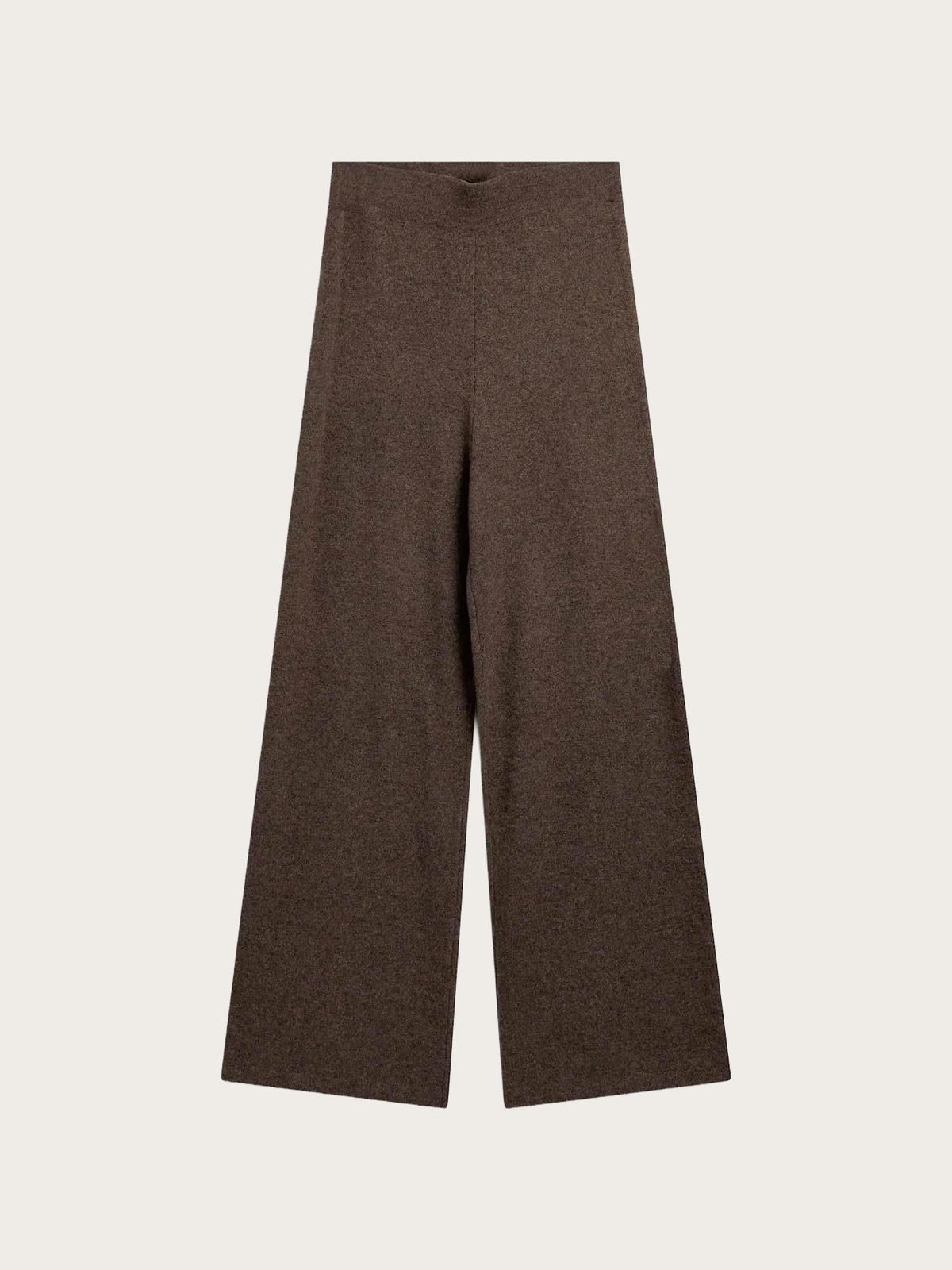 Serge Merino Pant - Brown Melange