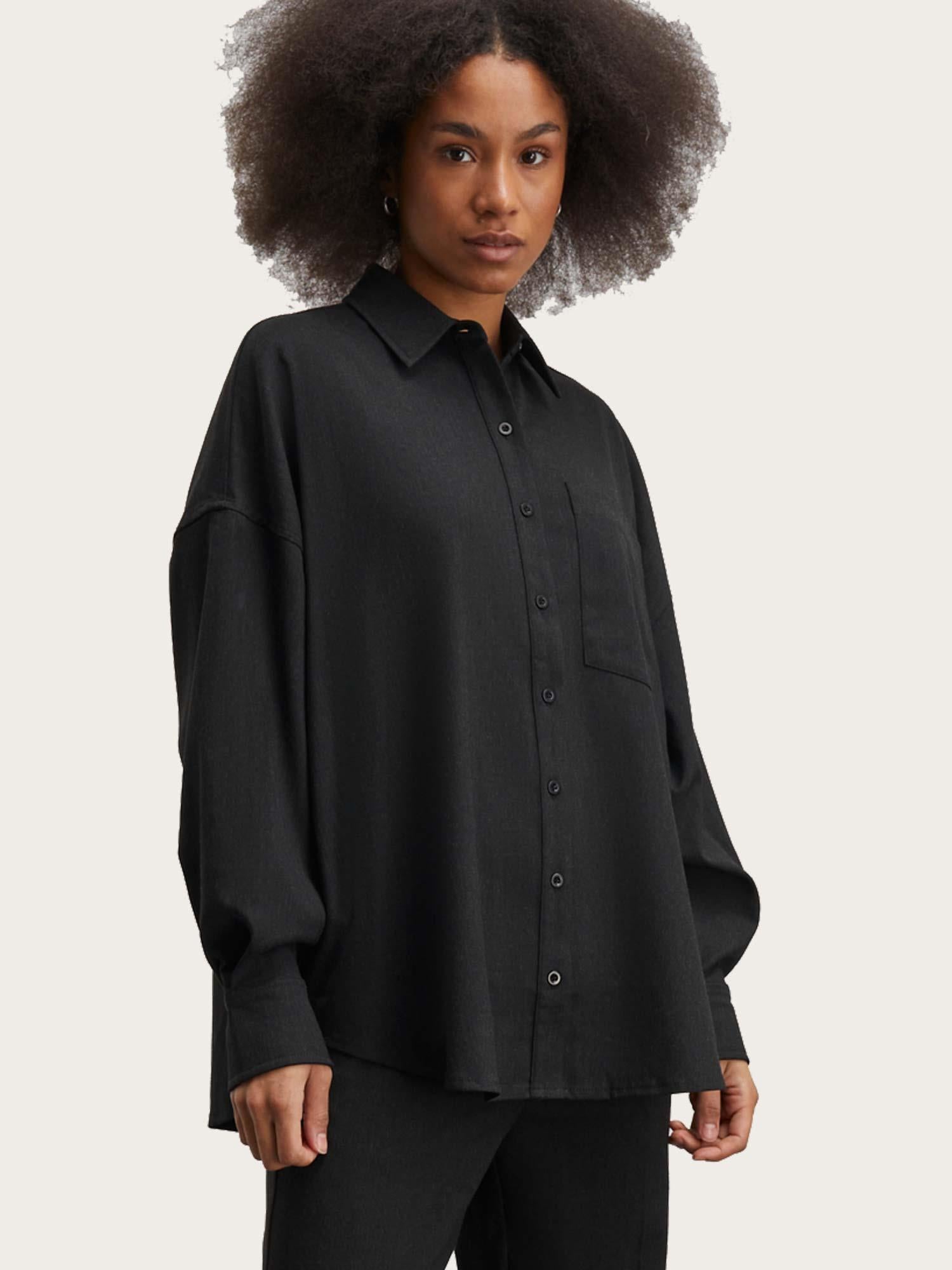 Fulva Nicky Shirt - Dark Grey Melange