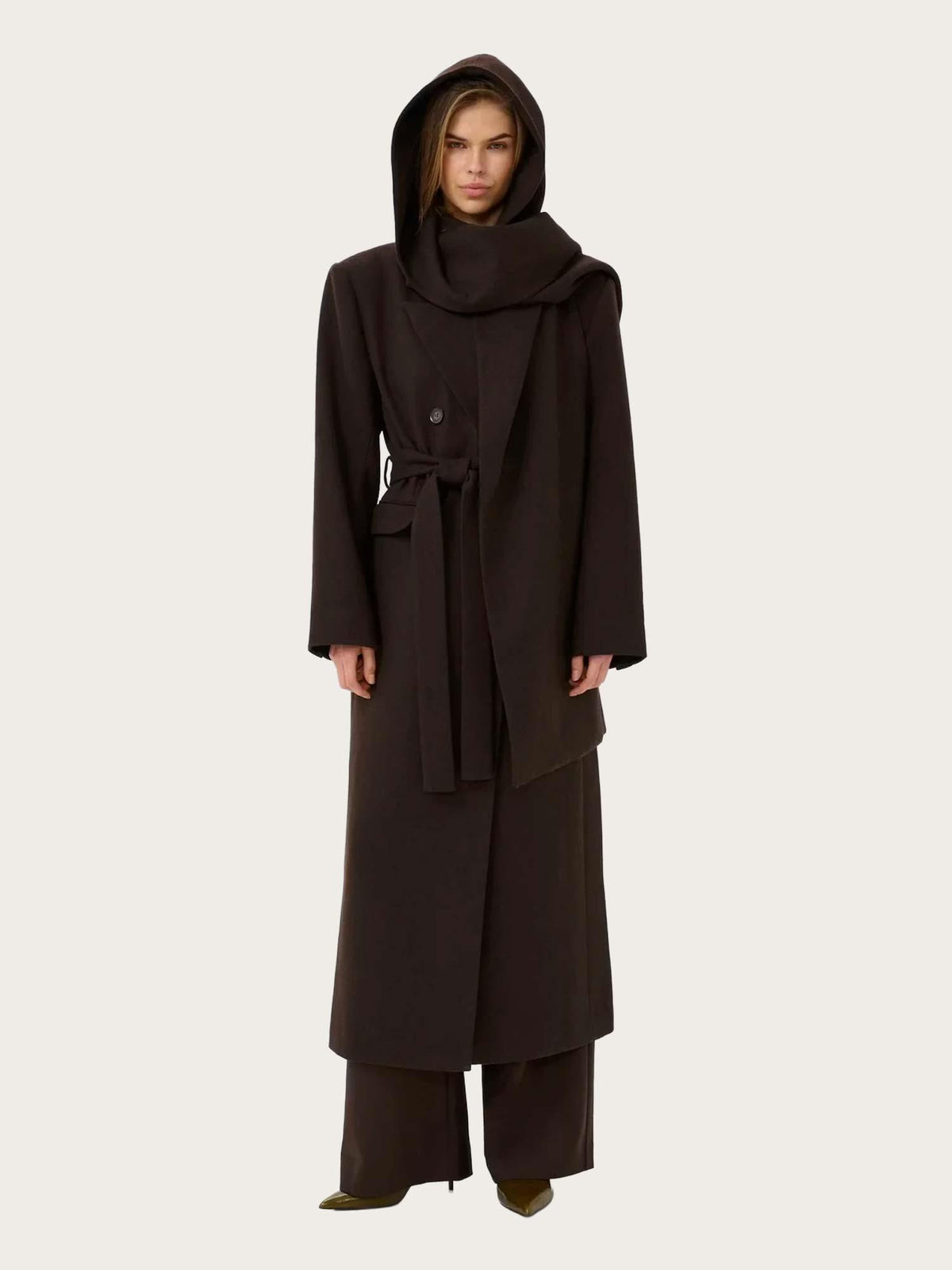 Venja Hood Scarf - Ganache
