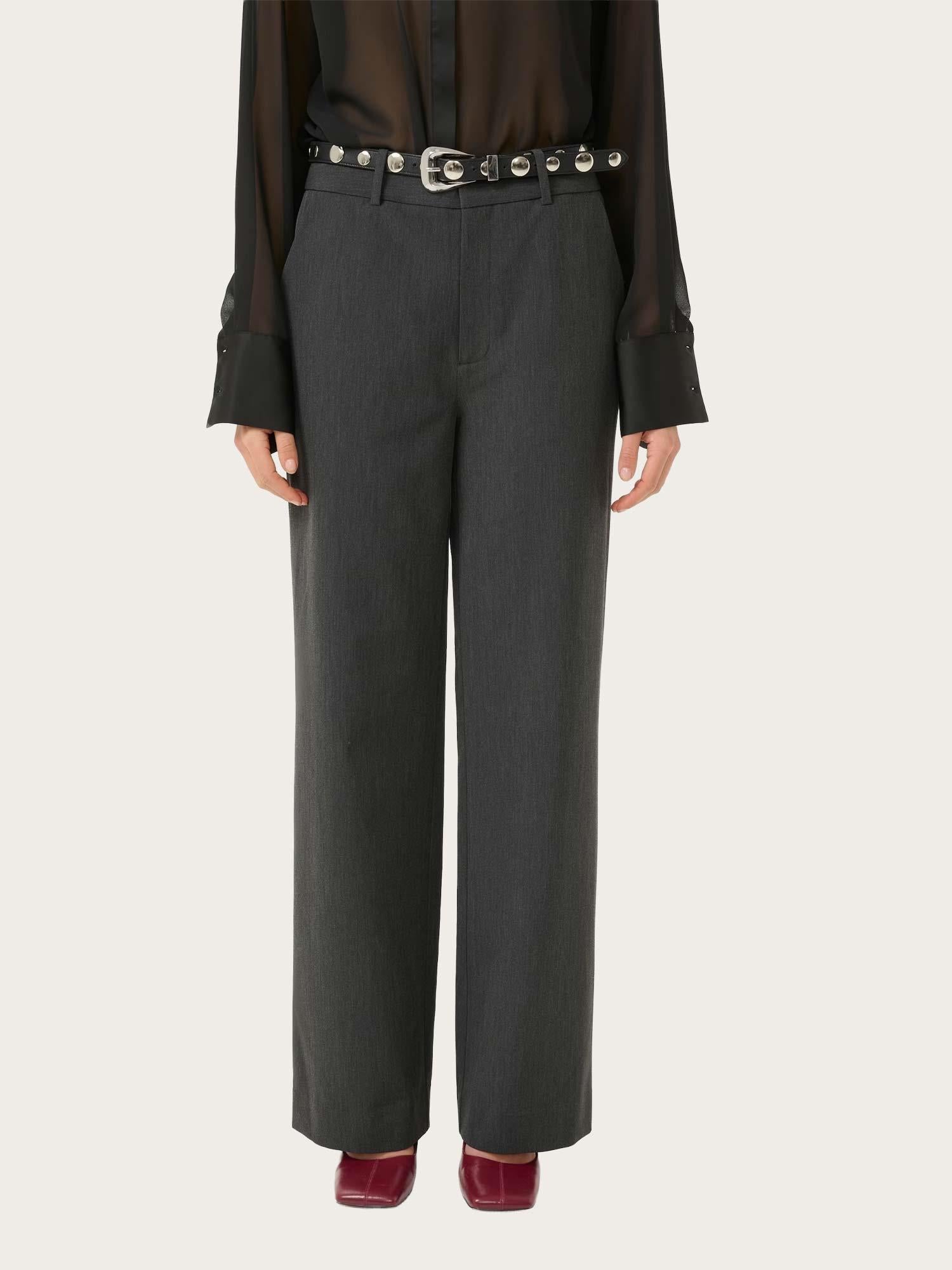 Erle MW Pants - Dark Grey Melange