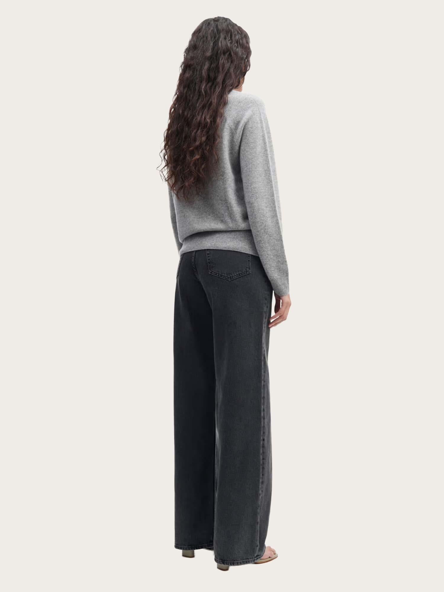 Boston O-neck - Grey Melange