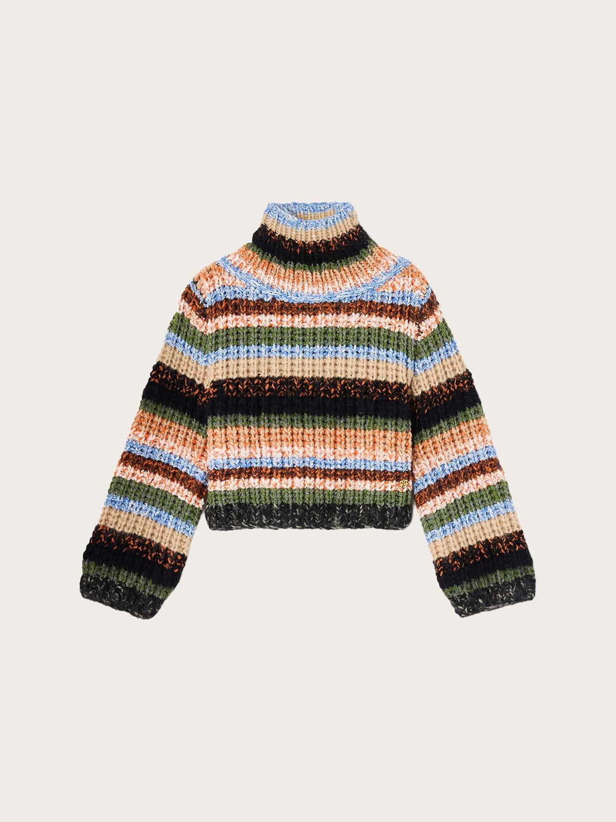 Chuncky Multistripe Sweater - Multicolor
