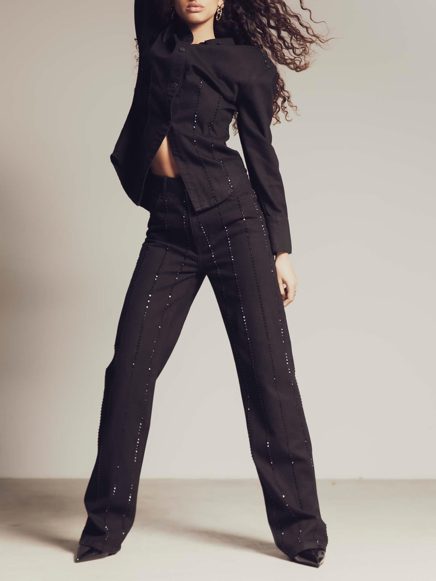 Luca Embellished - Black