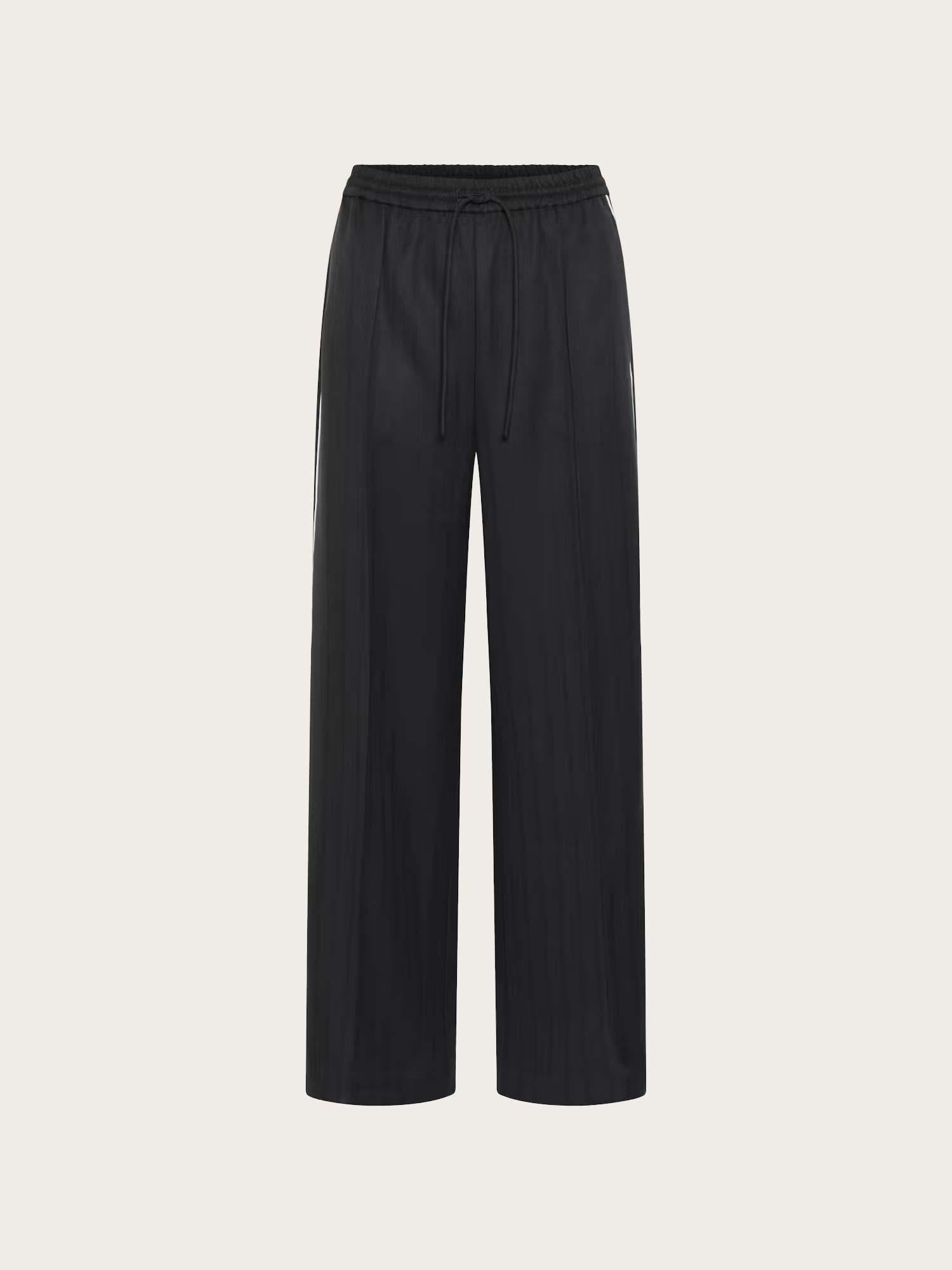 Alezia HW Pants - Grey Herringbone