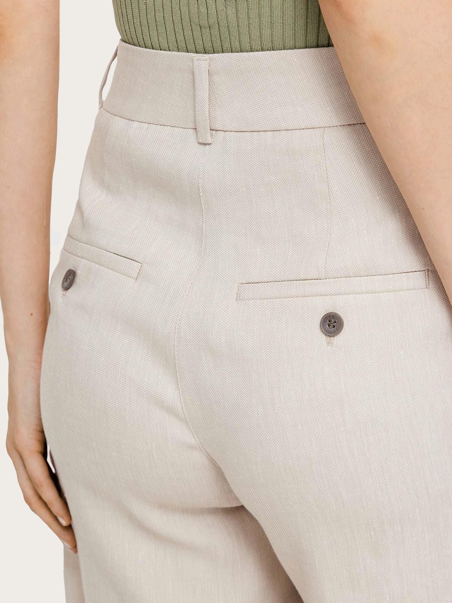 LauraFV Midi Shorts 769 - Sand Linen