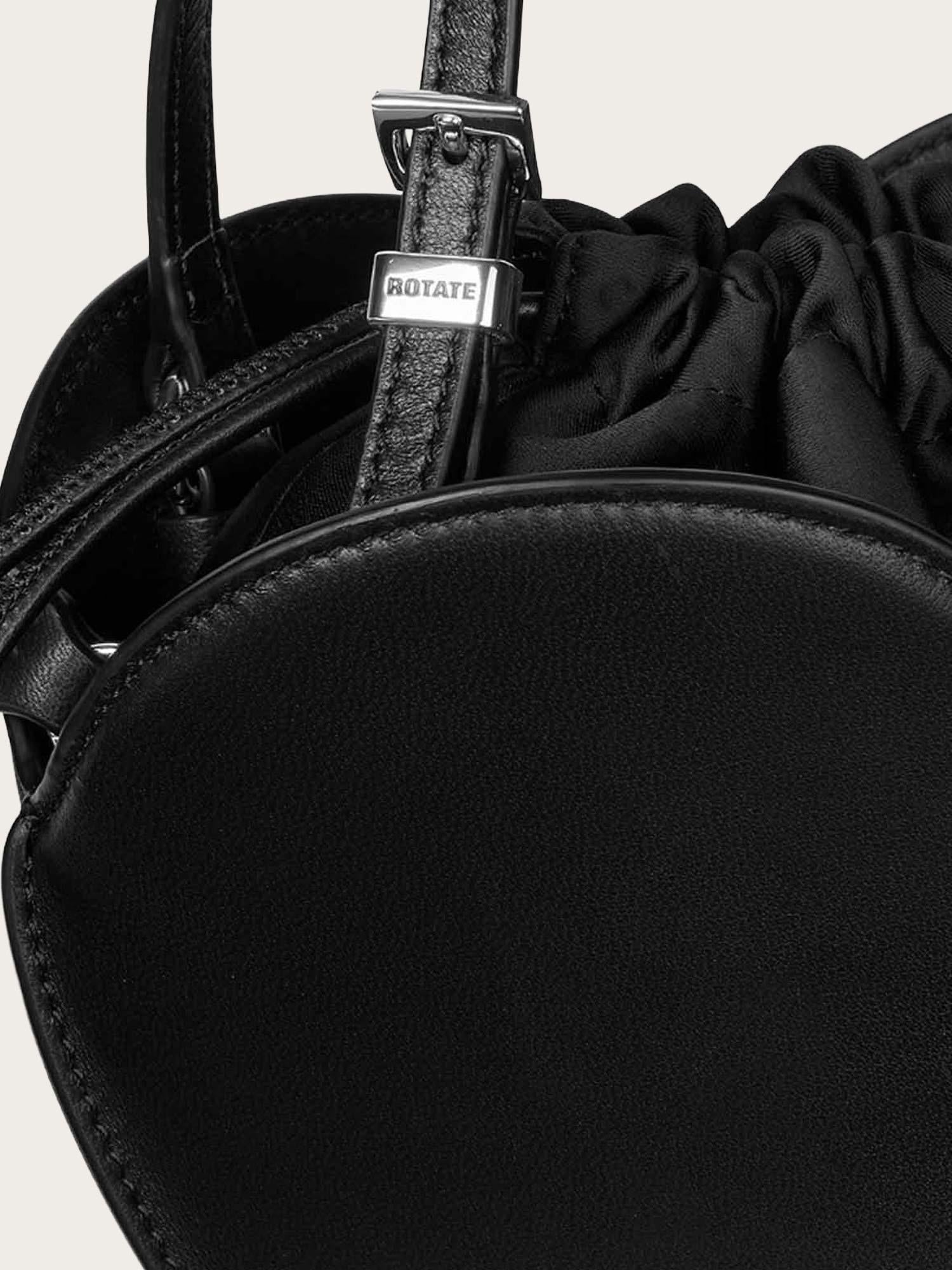 Leather Heart Bag - Black