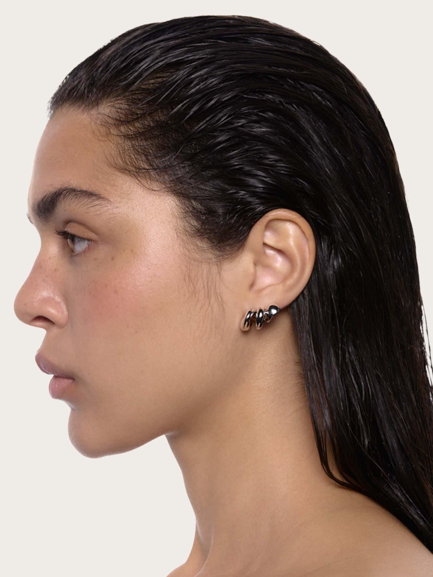 Coil Crawler Earrings - Silver
