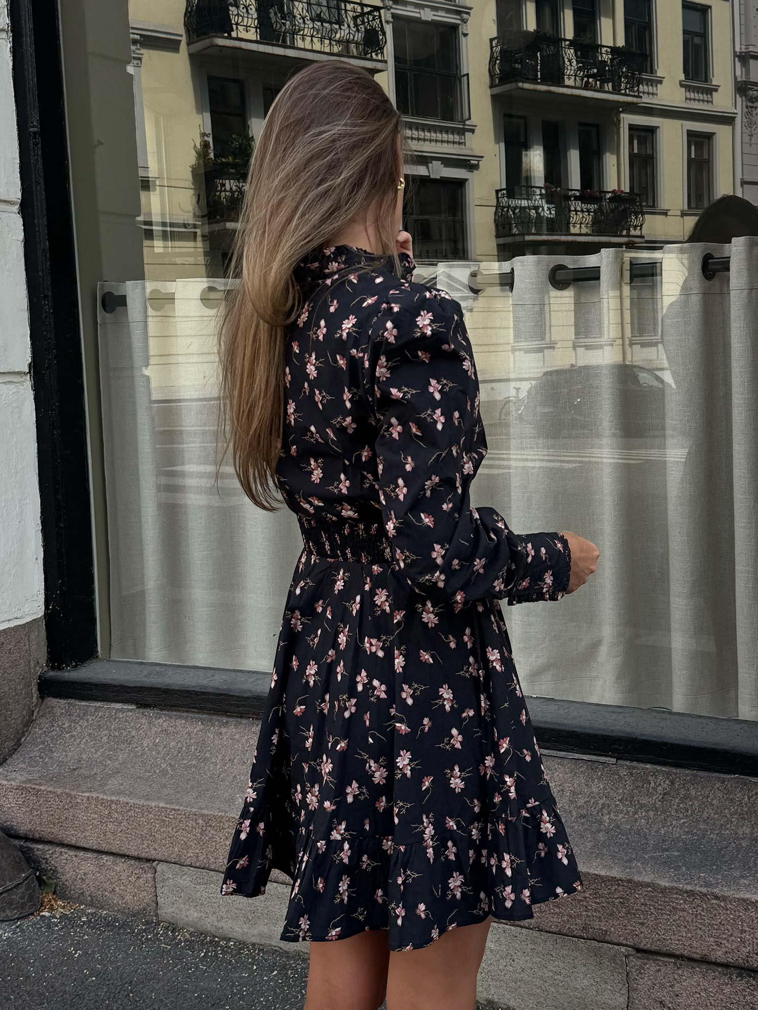 Poplin Mini Dress - Petals