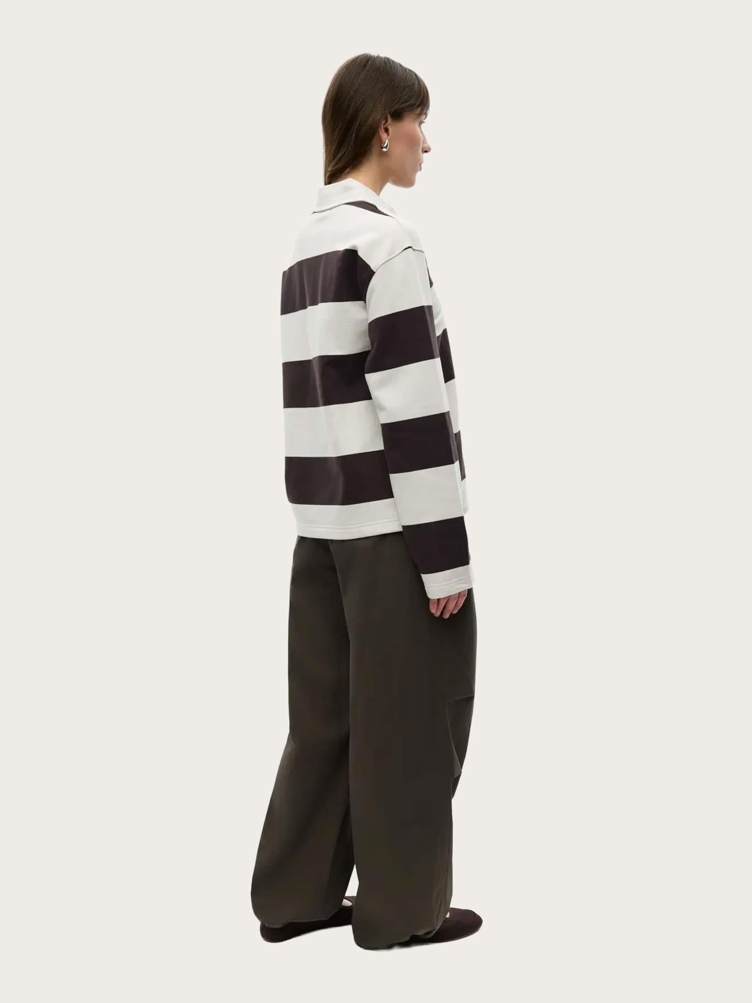 Entour ls Polo st - Silver Torte Stripe