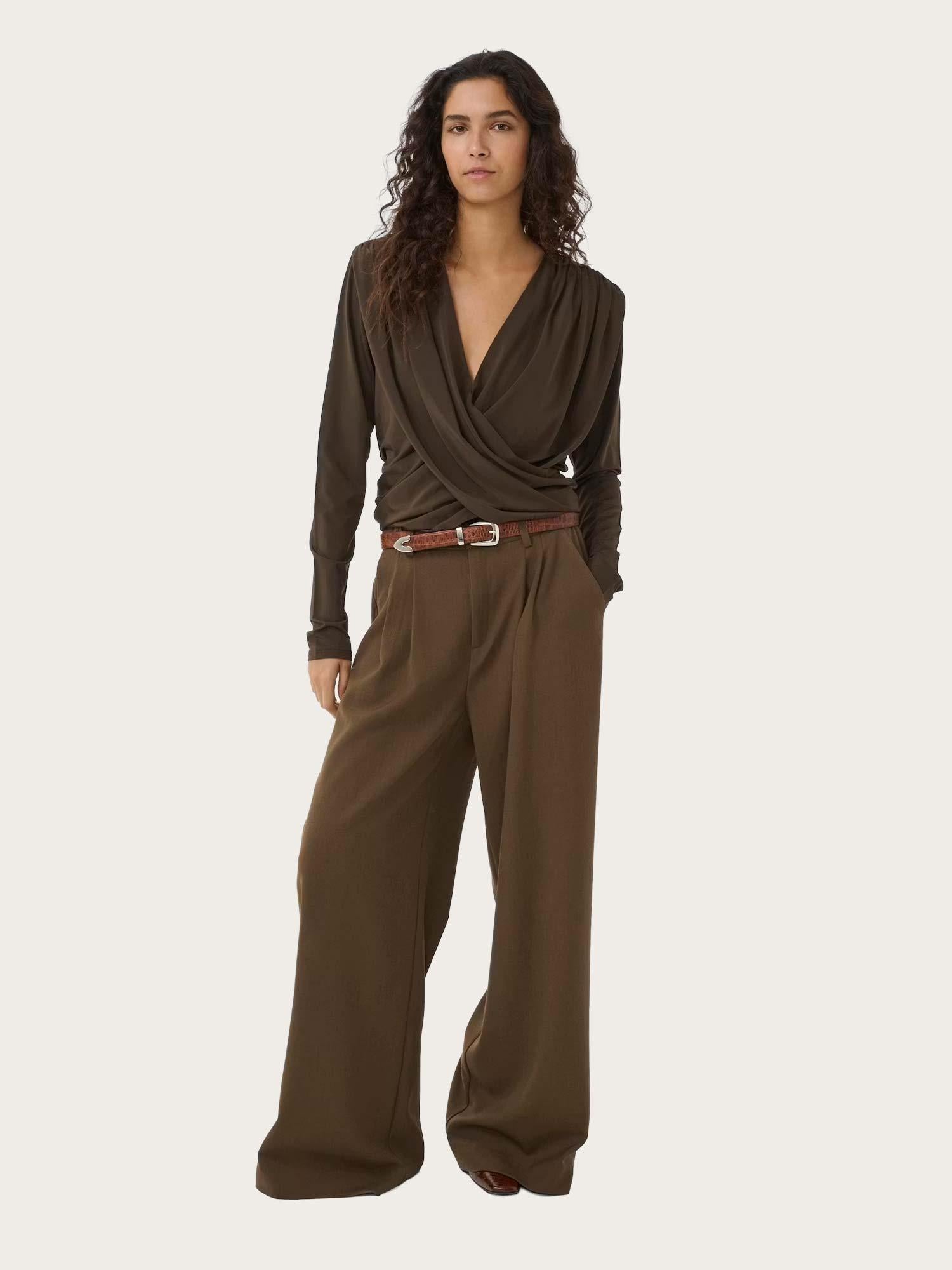Stacy MW Pants - Slate Black Melange