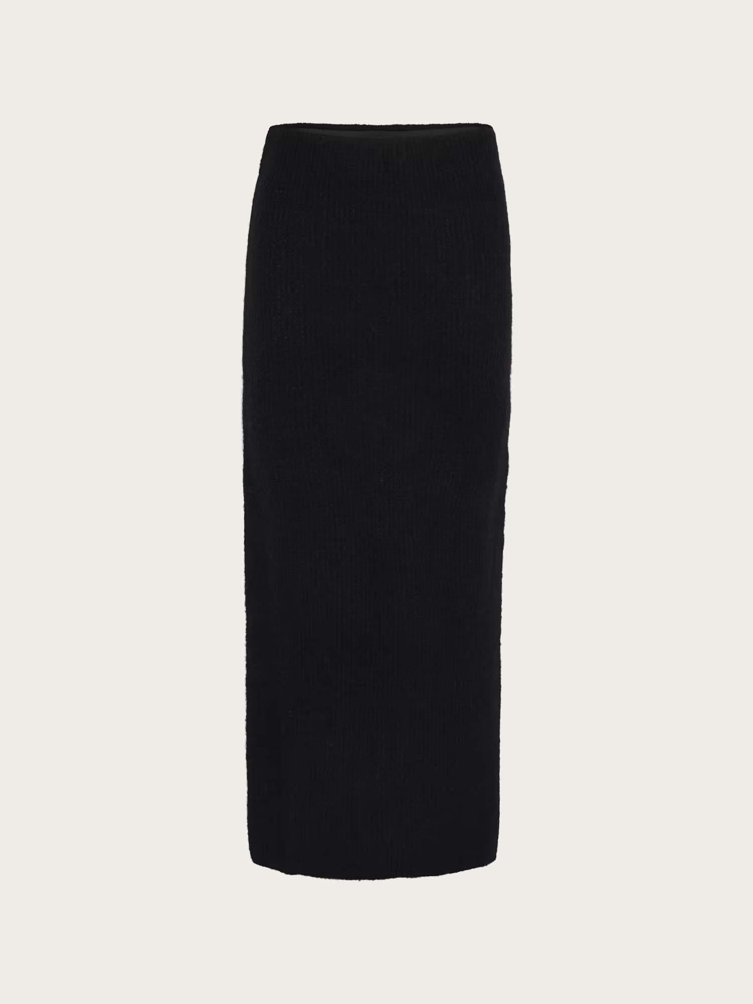 Alpha Long Skirt - Black