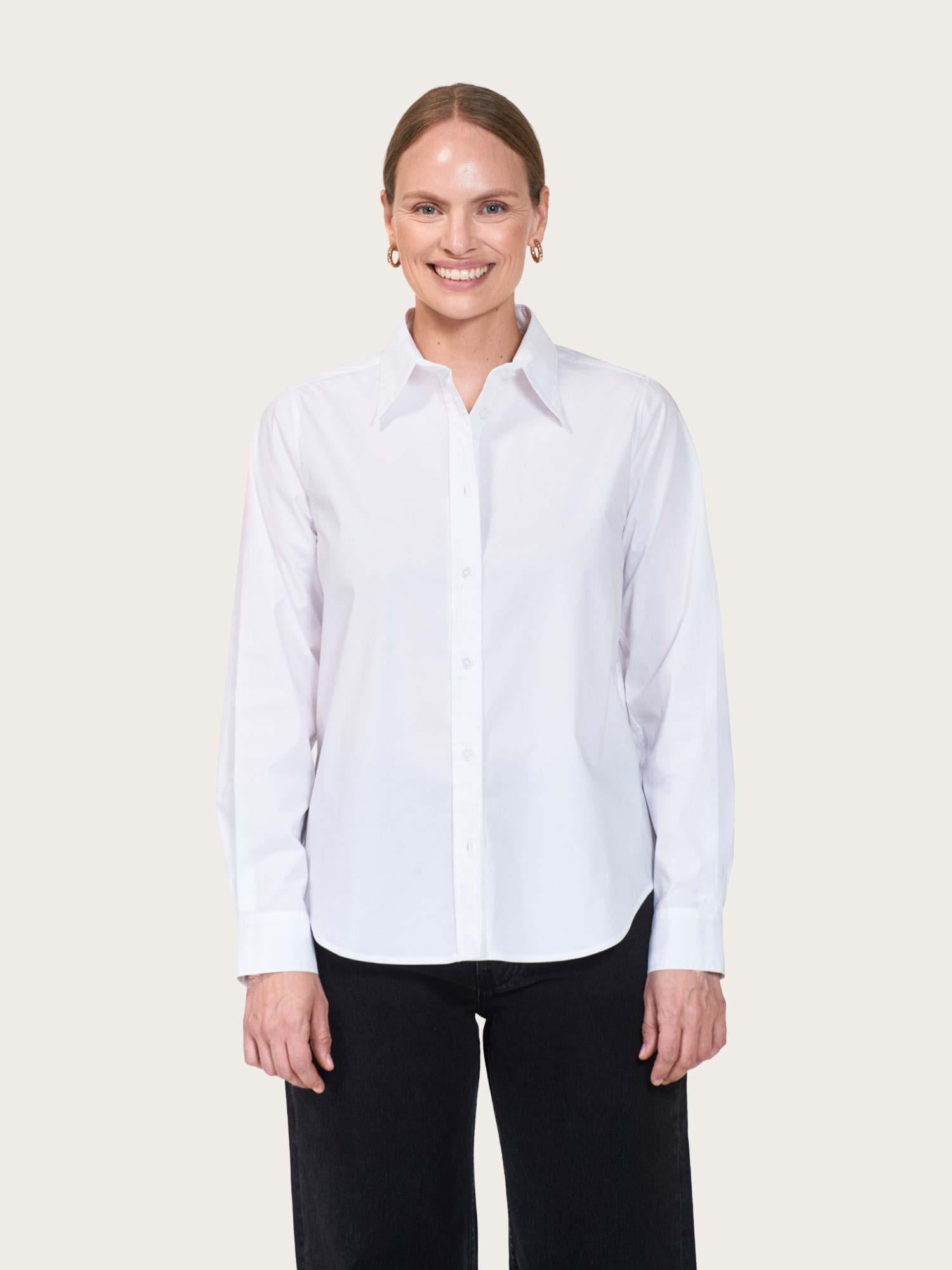 Coven Poplin Shirt - White