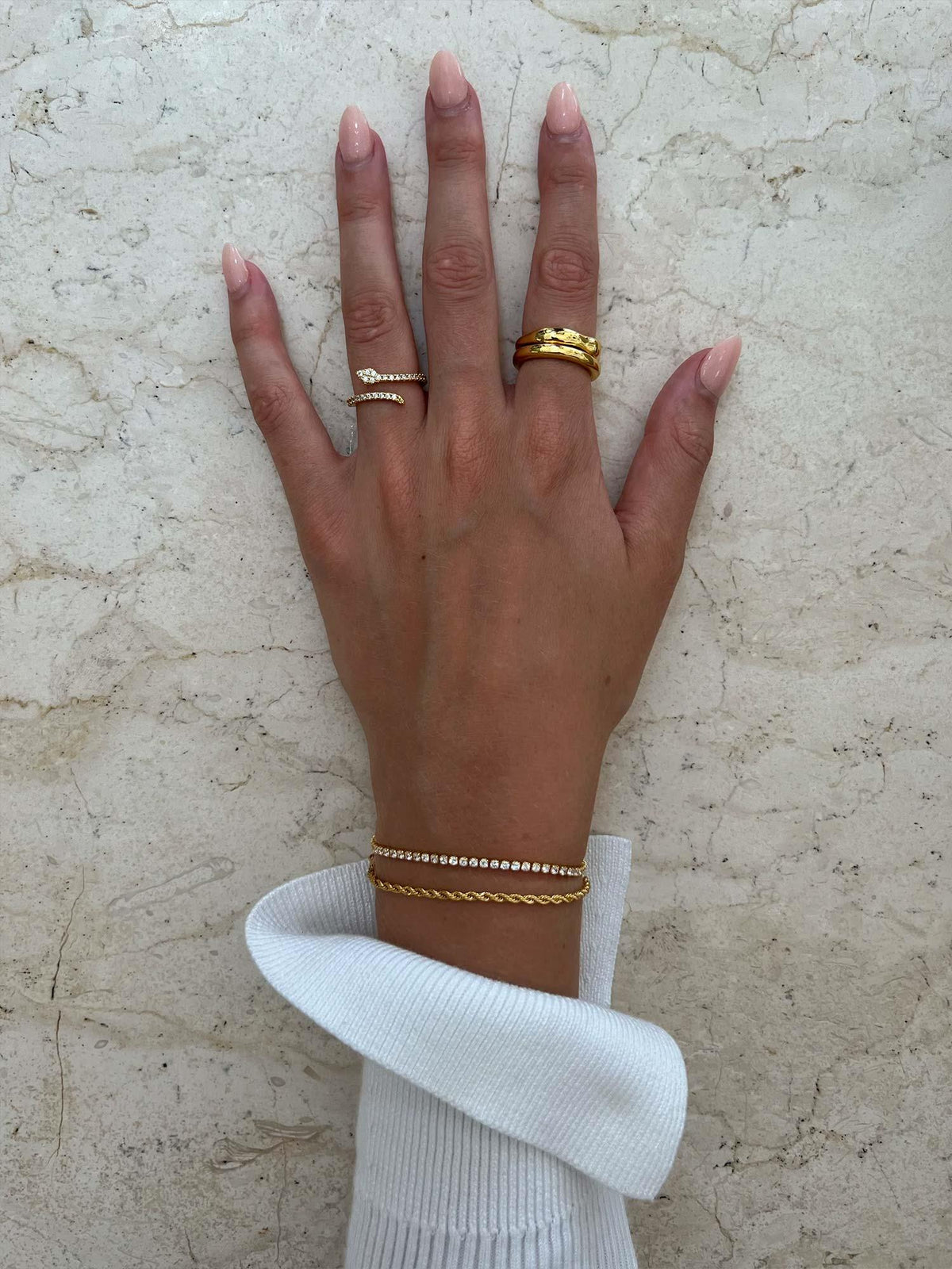 Rope Chain Bracelet - Gold