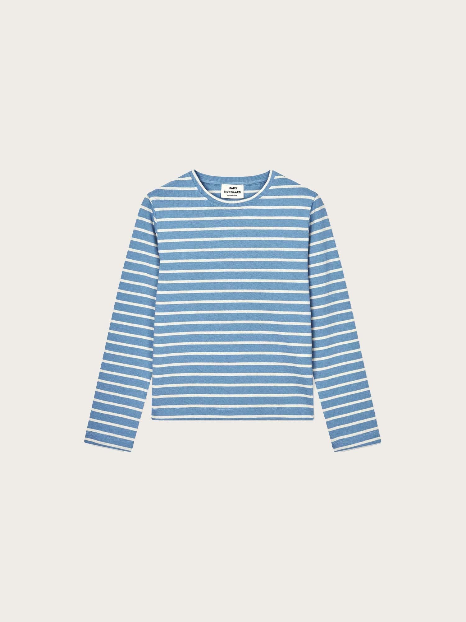 Pablo Maggie Tee LS - Faded Denim/Vanilla Ice