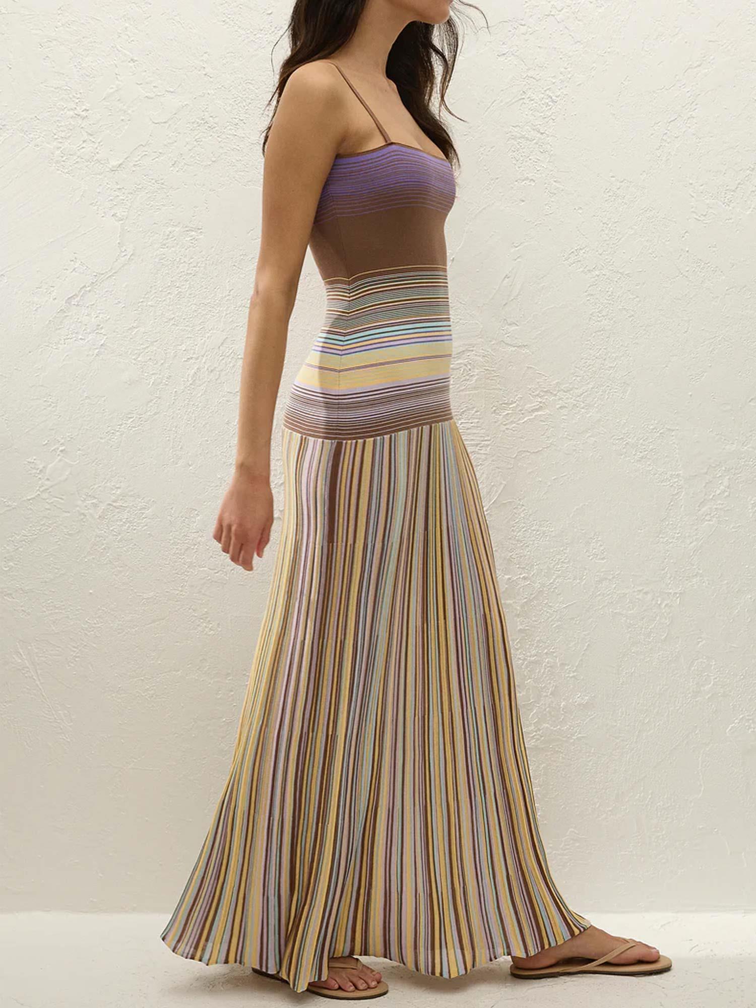 Esenia Knit Dress - Daniela Stripe