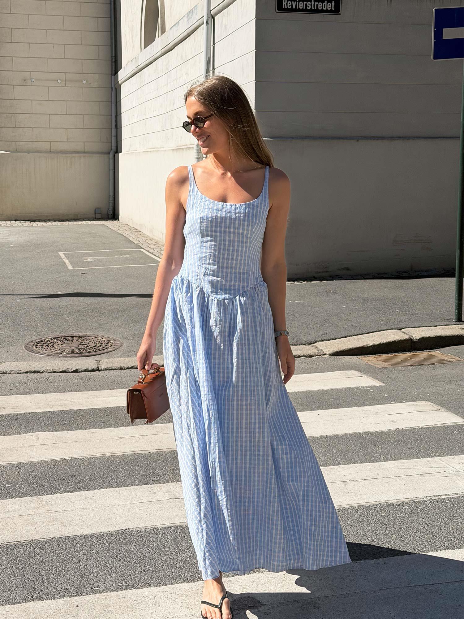 Chiara Midi Dress - Paloma Check