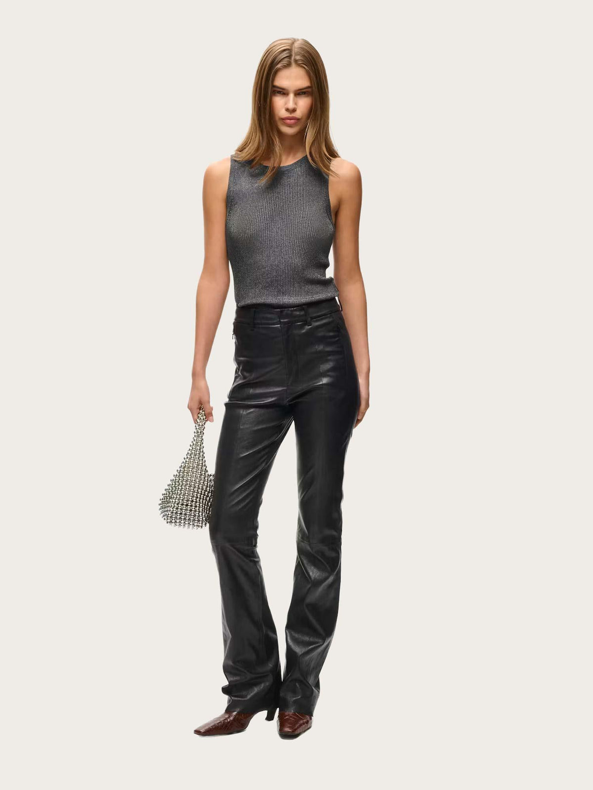 Silvi Top - Asphalt Metallic