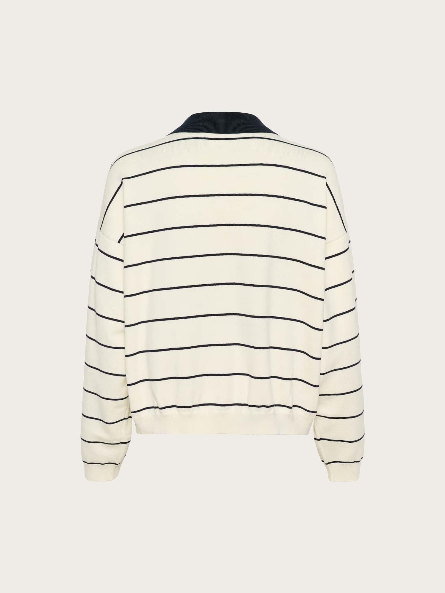 Taige Polo Pullover - Egret/Sky Captain