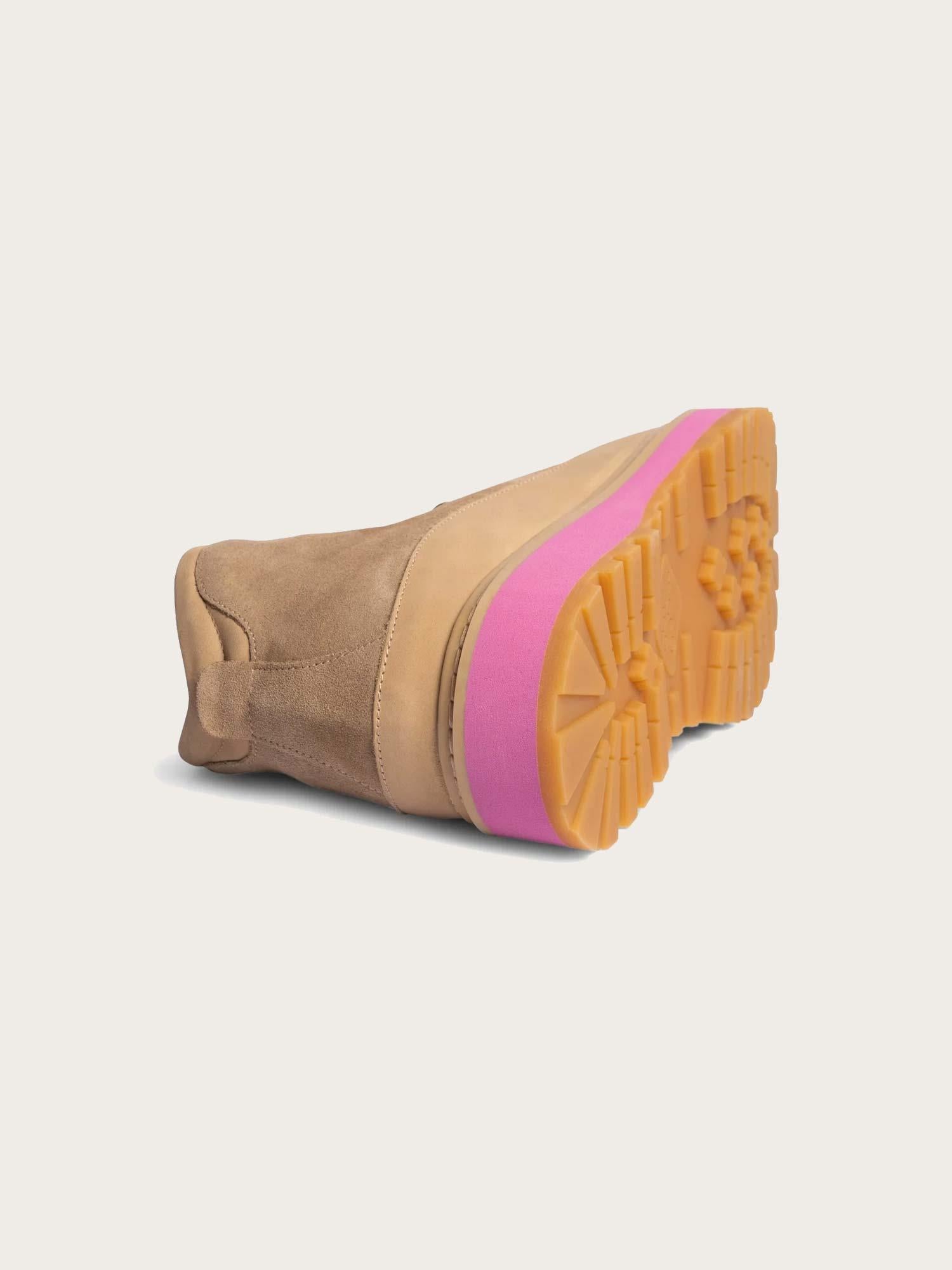 Hiking Core Cap Suede - Beige Pink