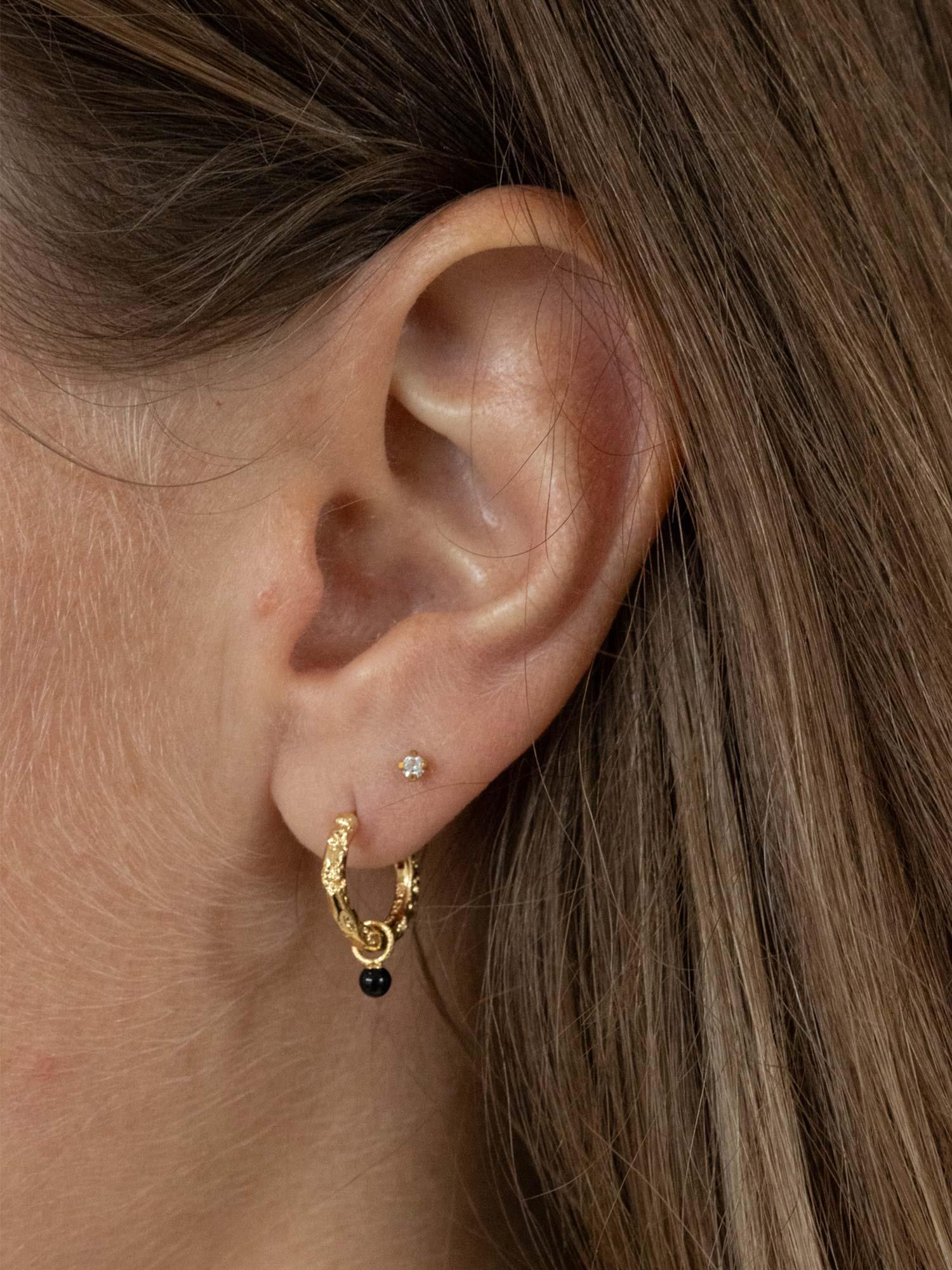 Hoops Belle Gold - Black