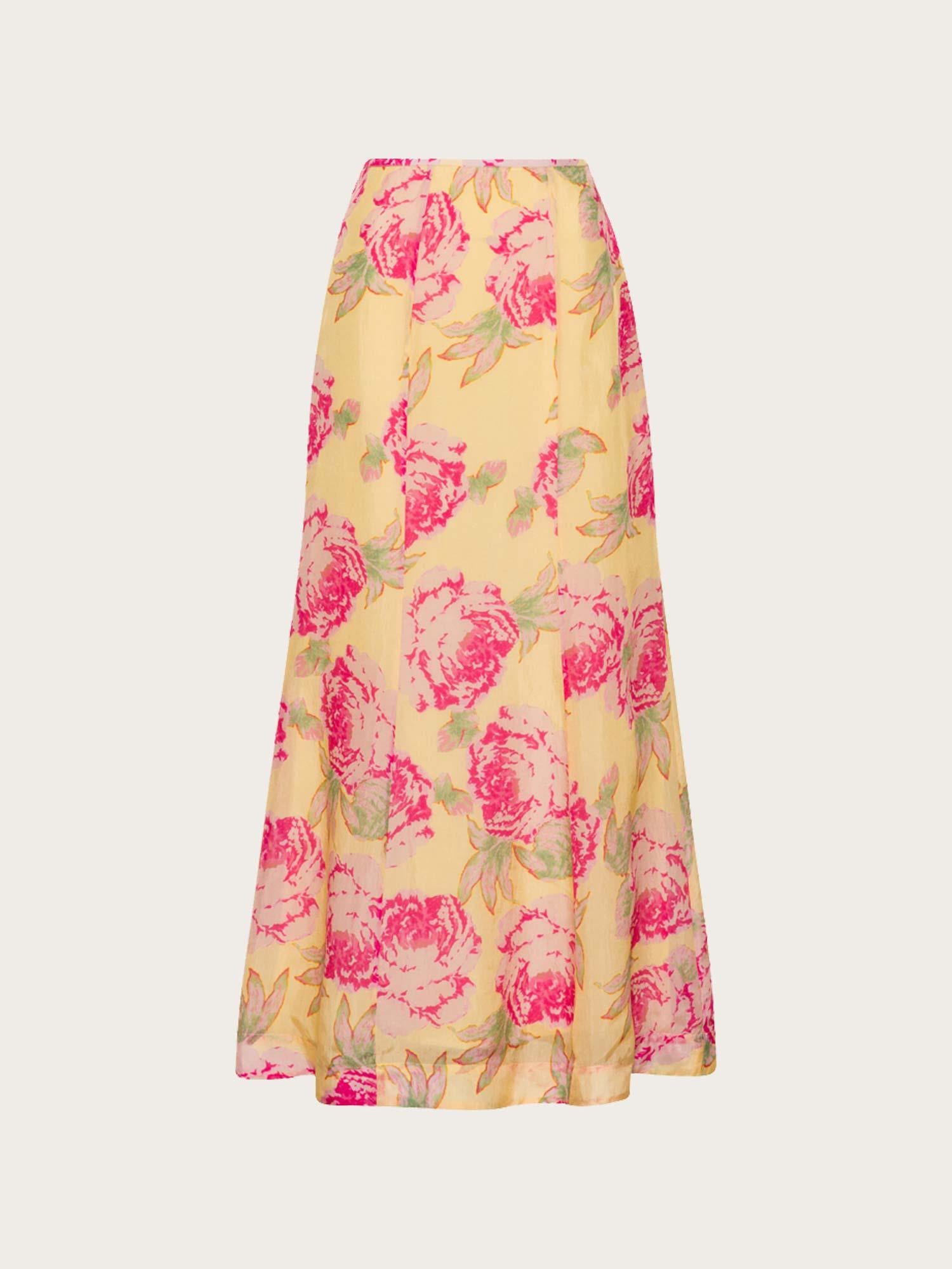 Cupro Skirt - Pink Rose