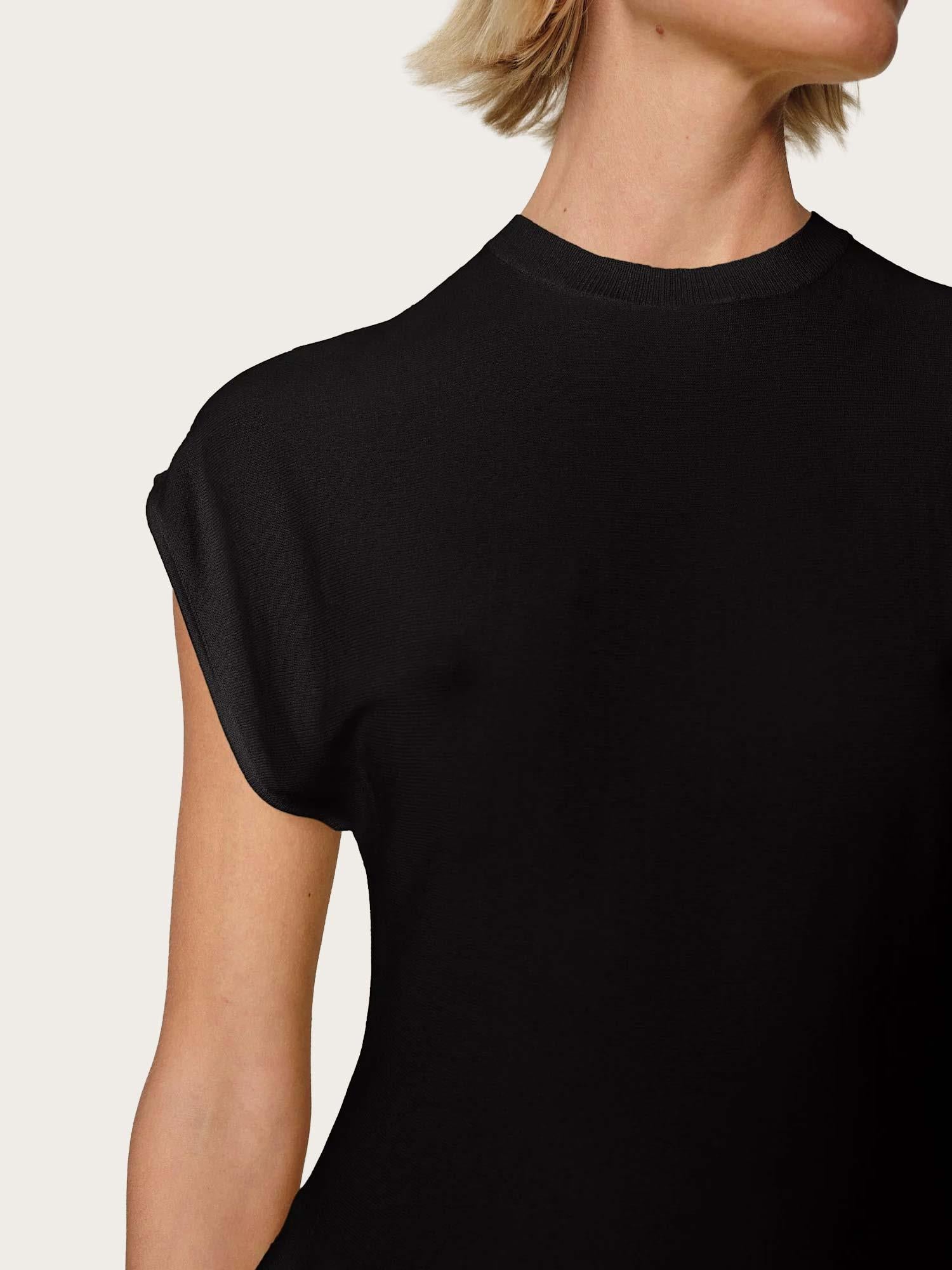 Sean Knit Blouse - Black