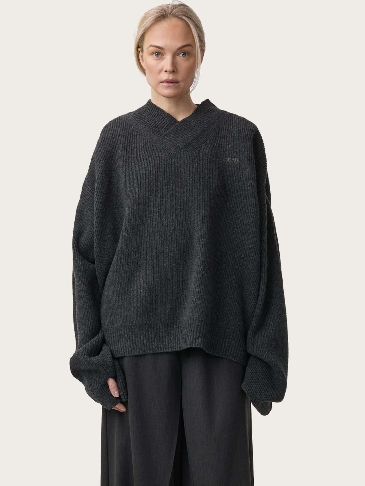 Frame Oversized Sweater - Rocky