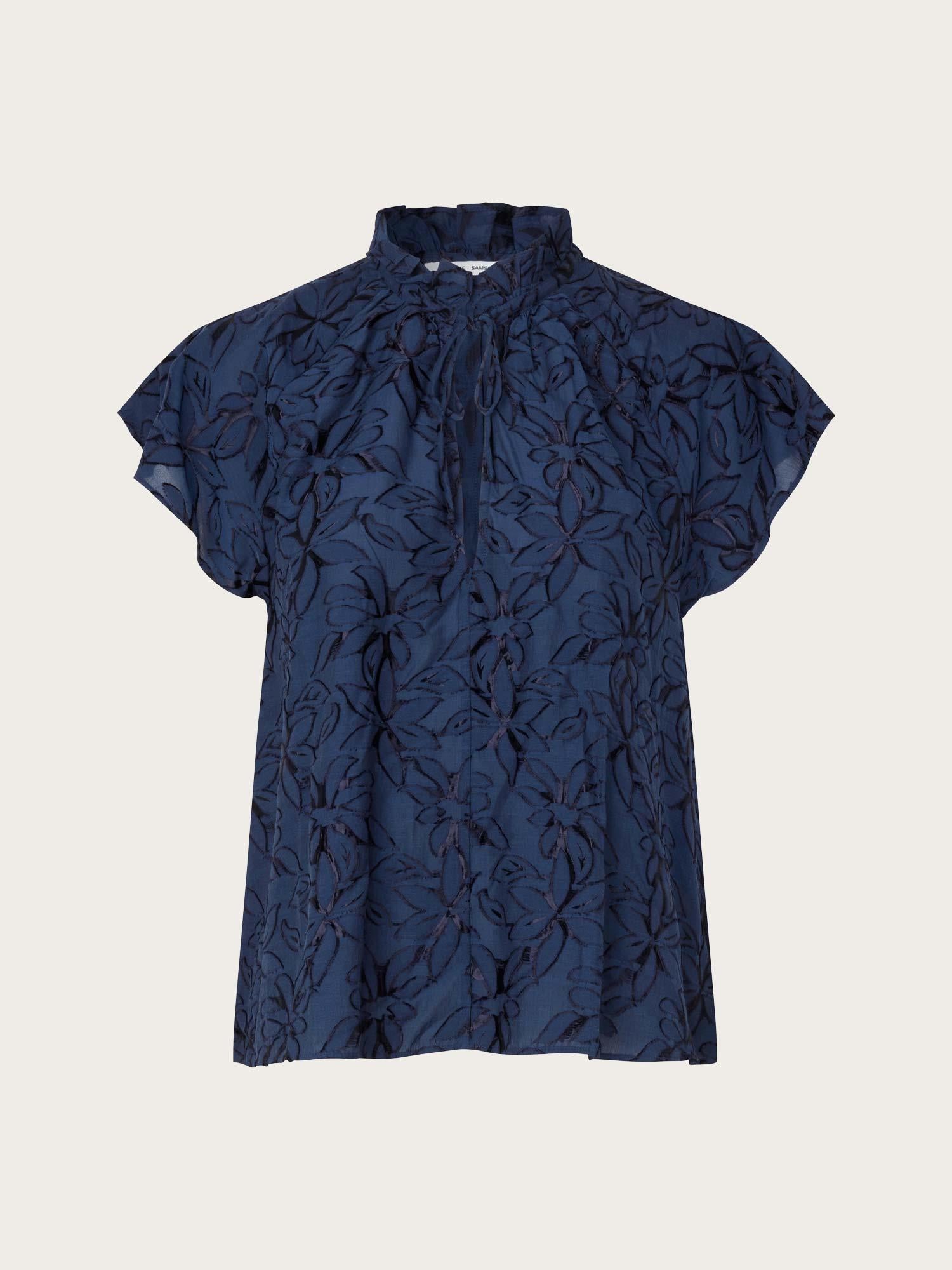 Sakarookh Blouse - Pageant Blue