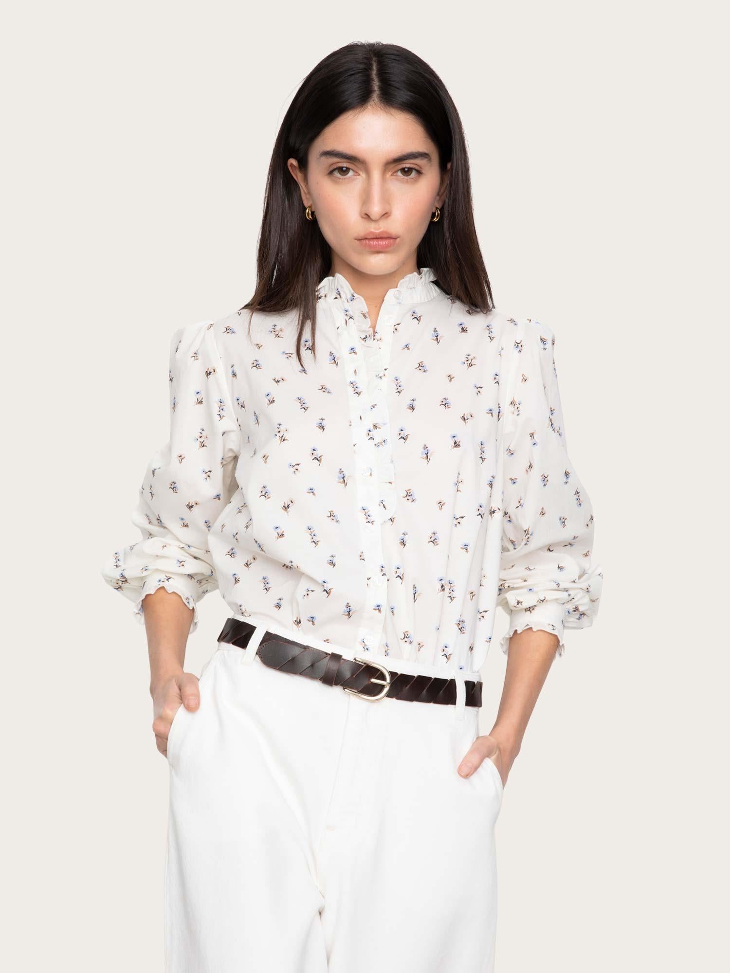 Emily Blouse - White Anemone