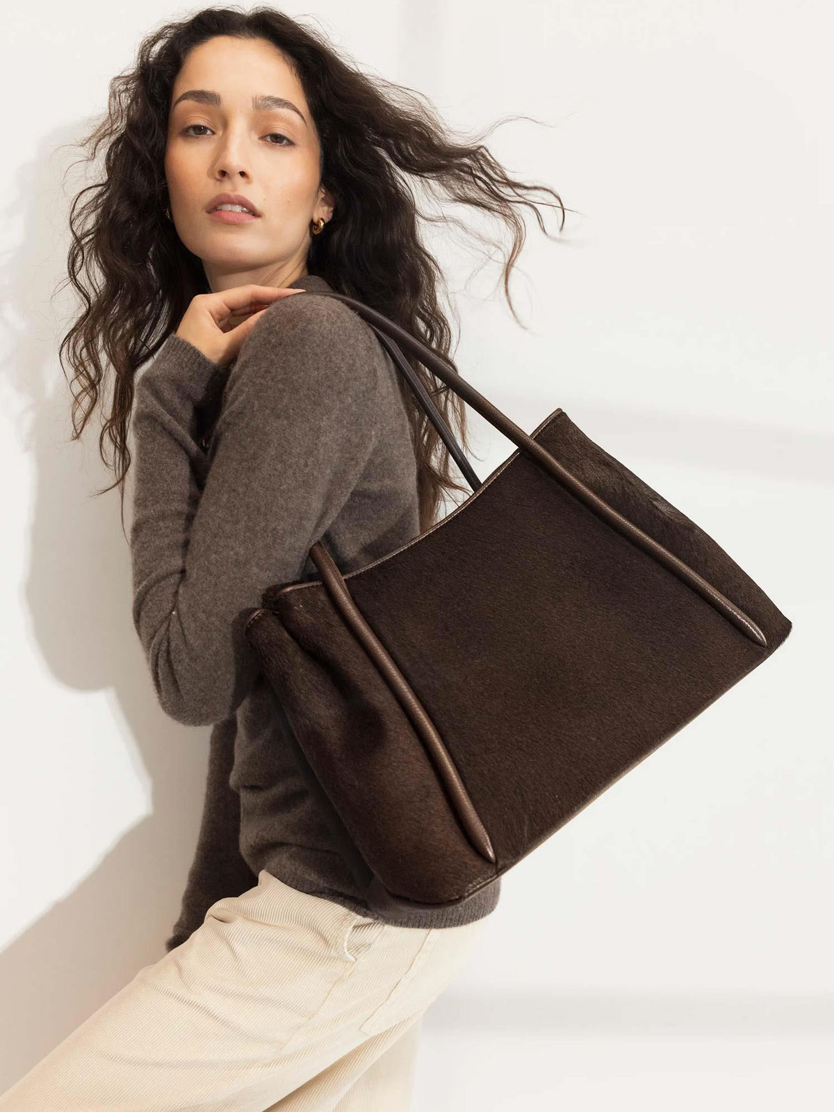 Sorrelle Tote Large - Dark Brown